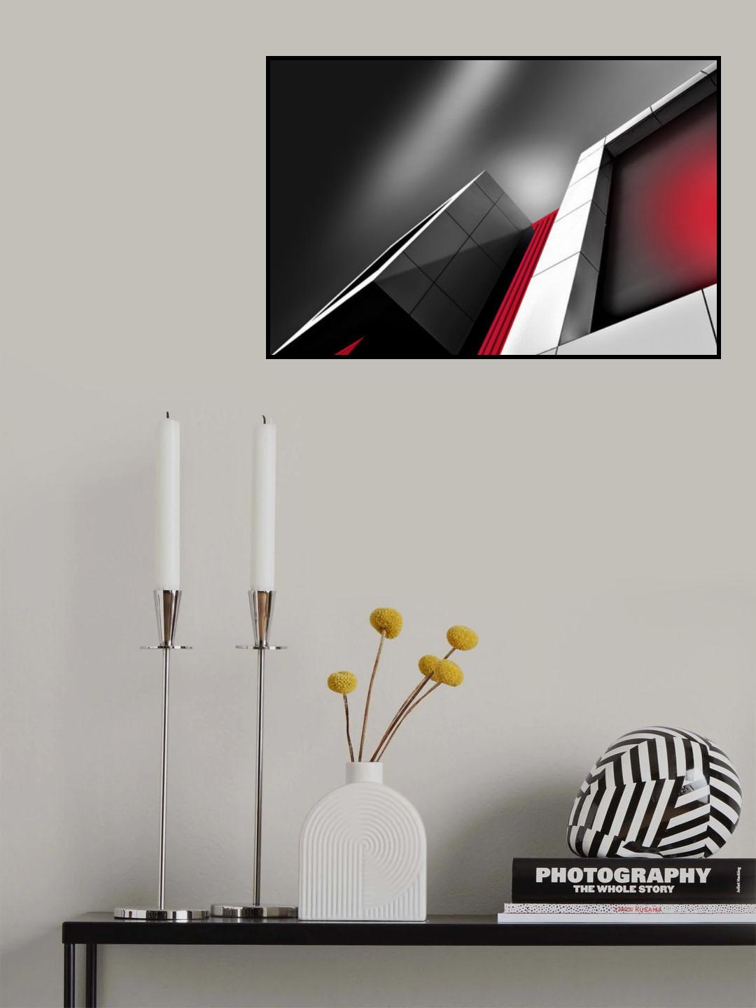 Lighted Building Poster och Canvastavla