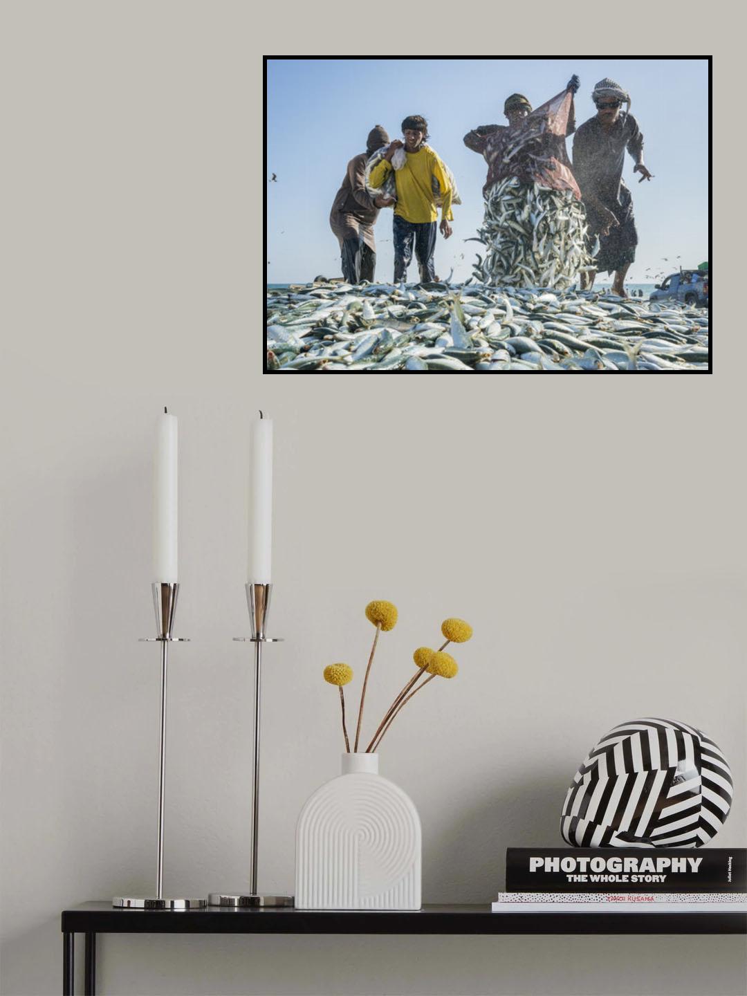 Fishing Time Poster och Canvastavla