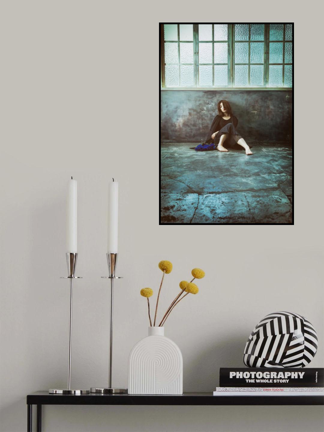 blue roses Poster och Canvastavla