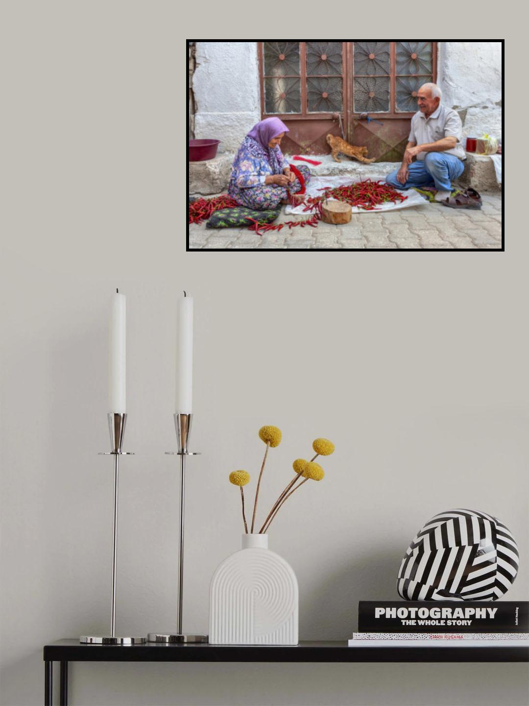 Red pepper Poster och Canvastavla