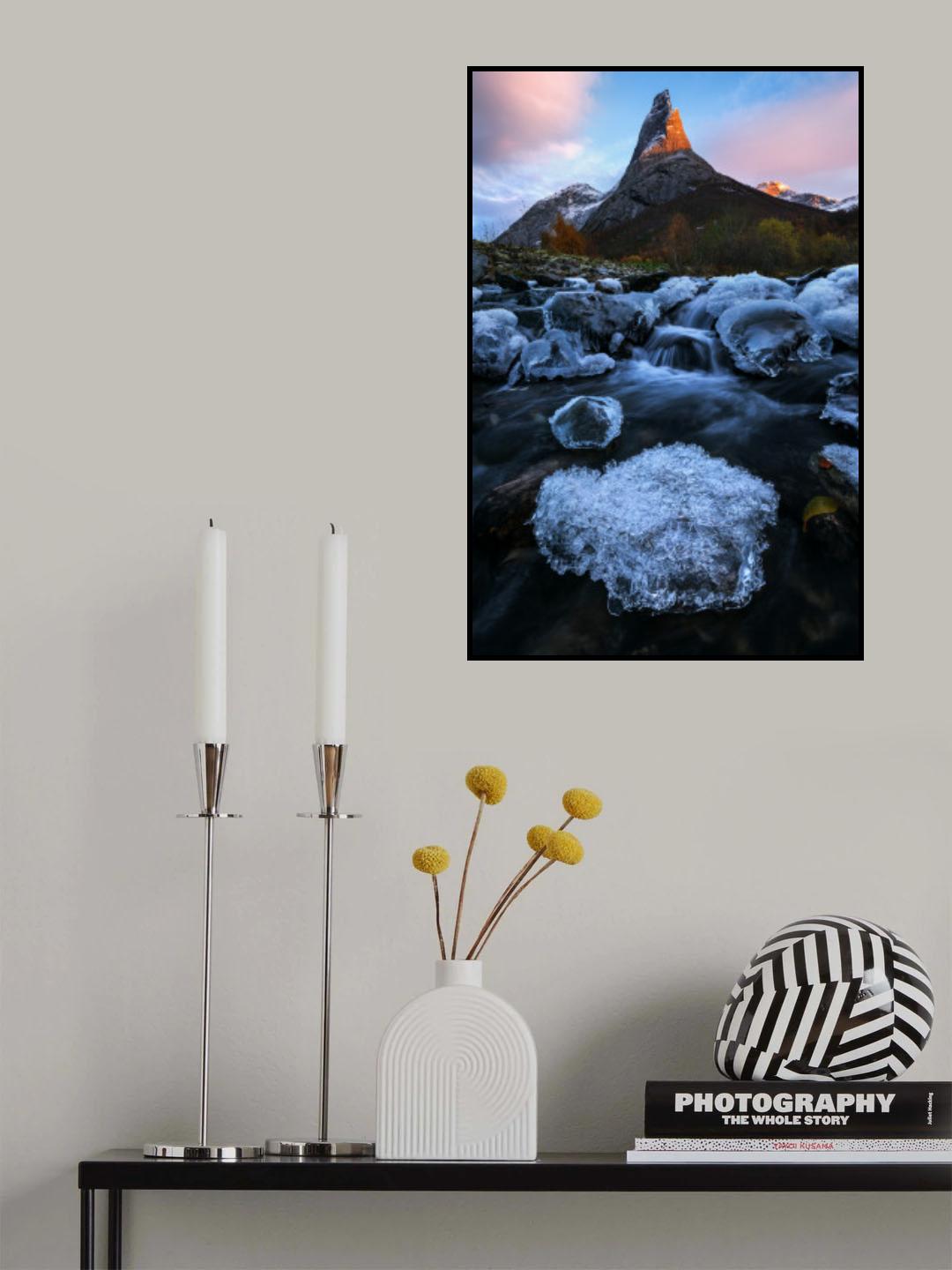Frosty Sunset - Northern Norway Poster och Canvastavla