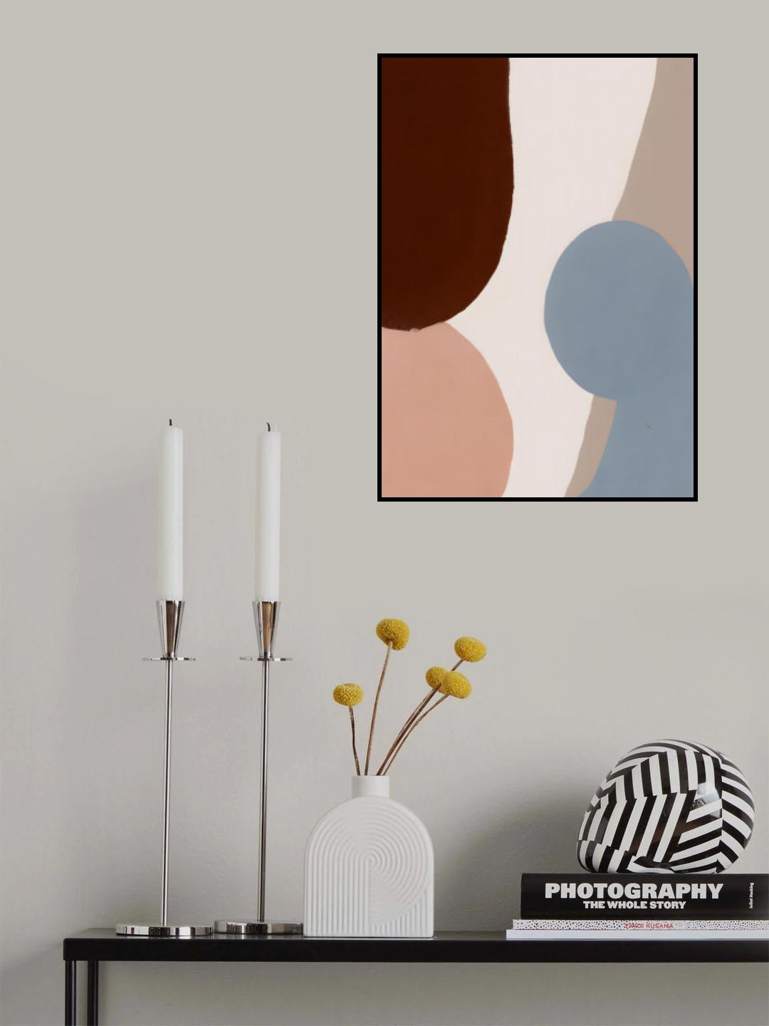 Earthy Curves Poster och Canvastavla