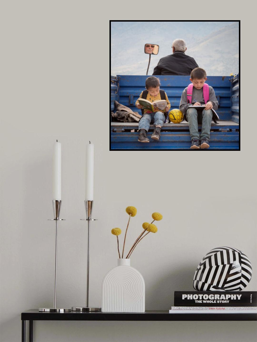 school road Poster och Canvastavla