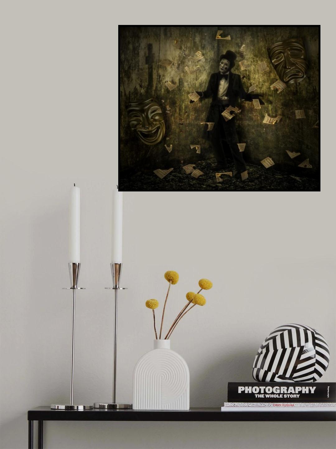 "Finita la commedia* Poster och Canvastavla