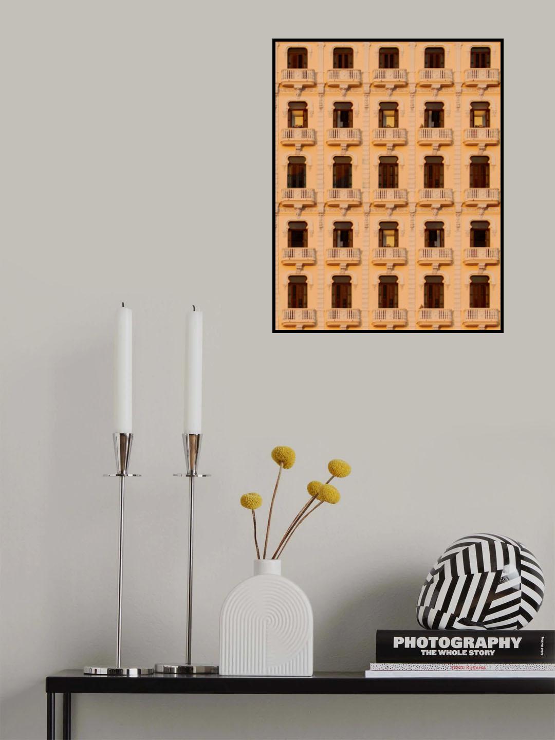 Window facade Poster och Canvastavla