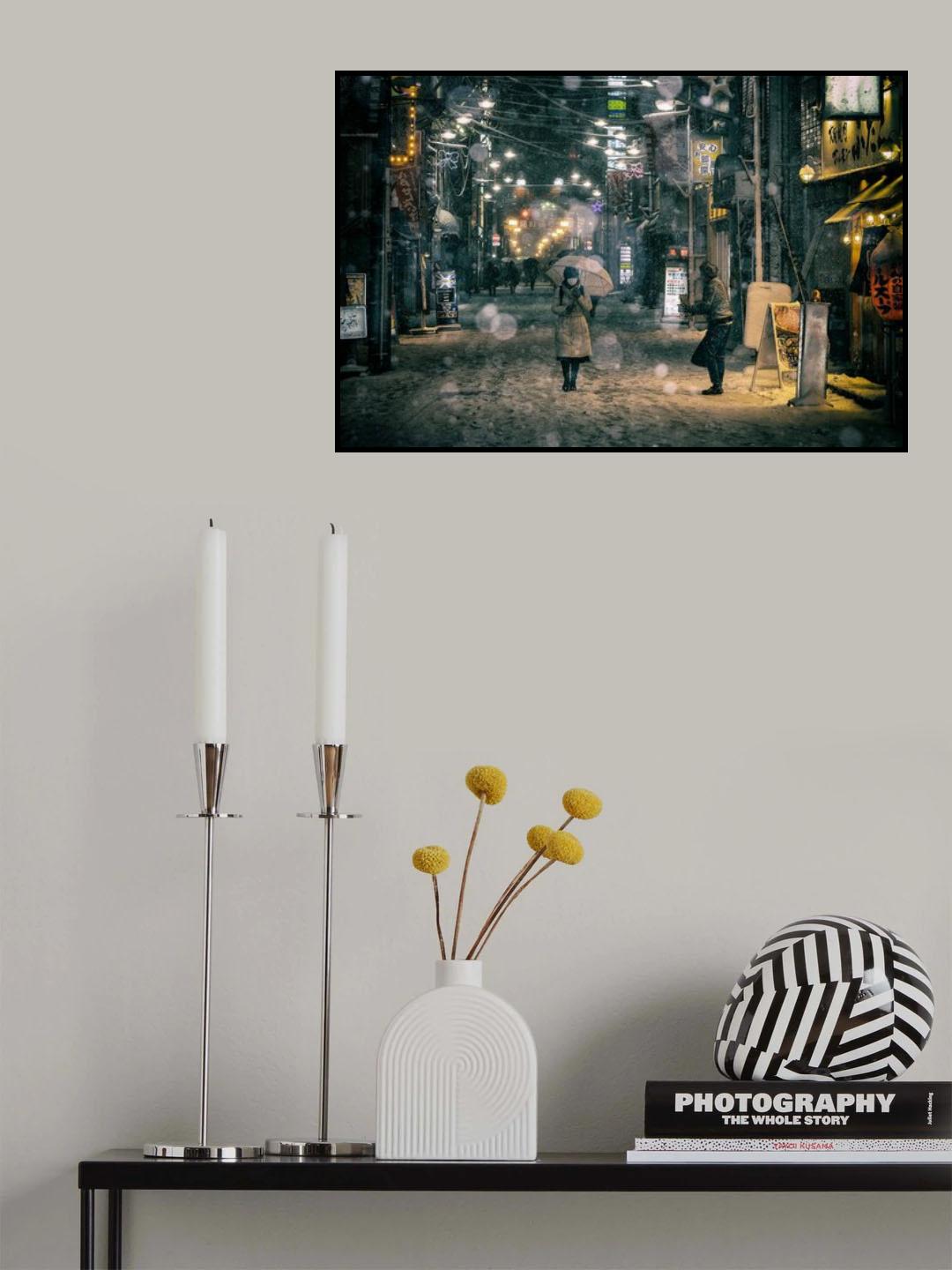 Shopping Street Poster och Canvastavla
