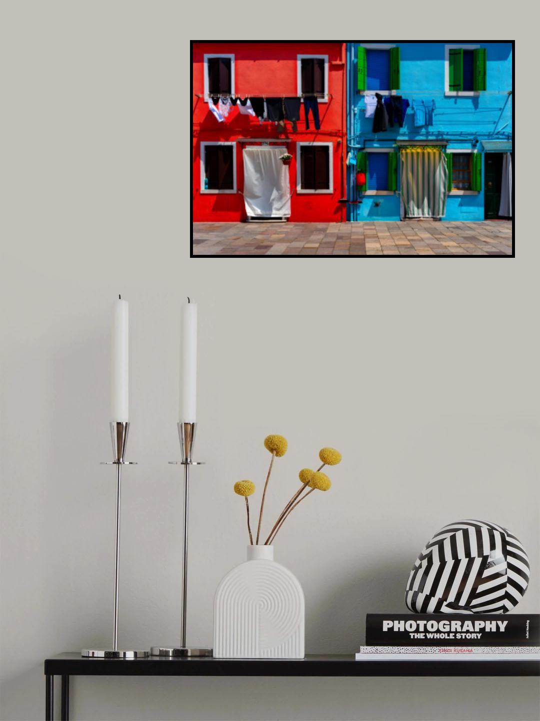The red bucket Poster och Canvastavla