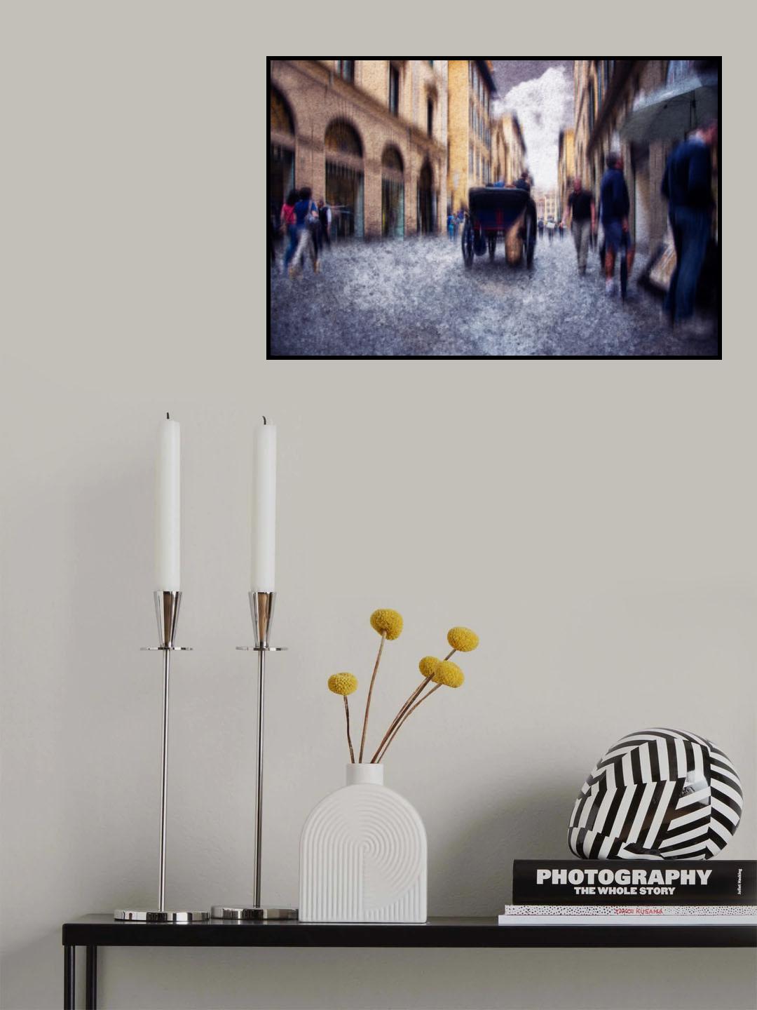 In the alleys of Florence Poster och Canvastavla