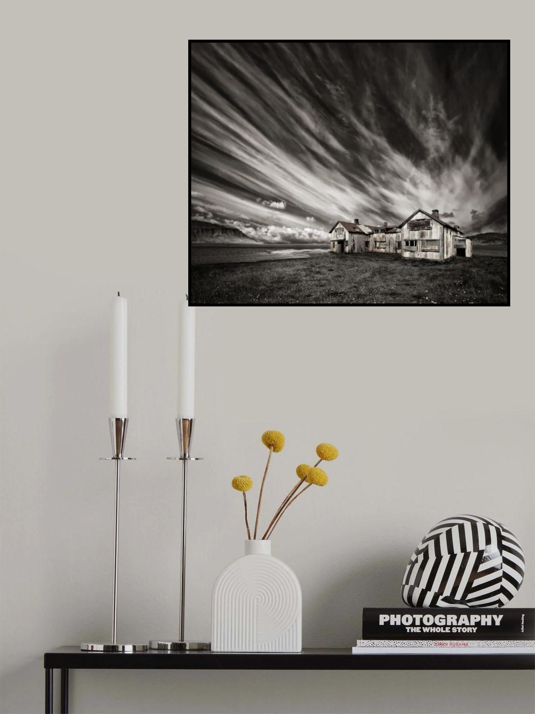 Old Hospital (mono) Poster och Canvastavla