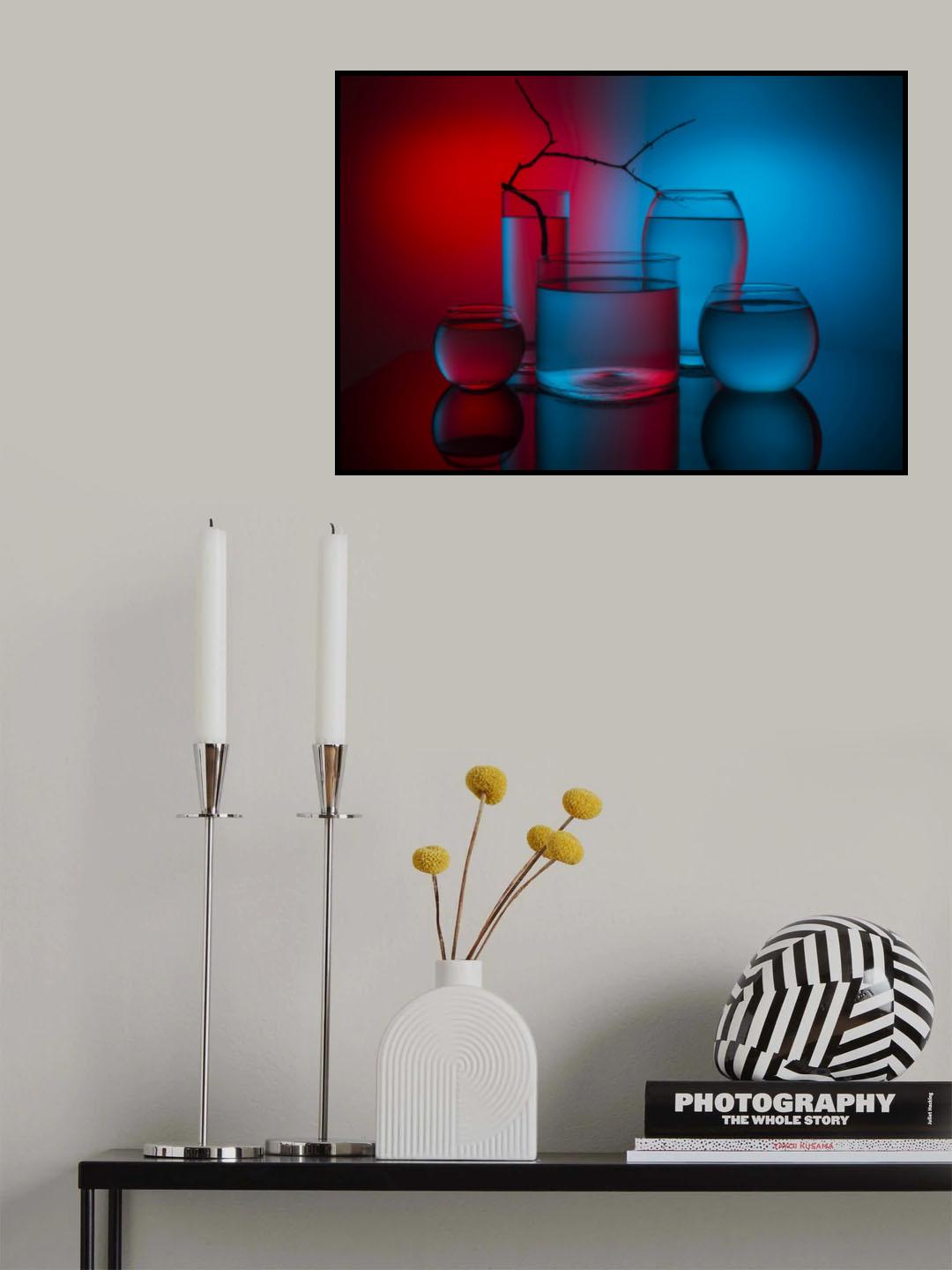 From the series "Experiments with glass" Poster och Canvastavla