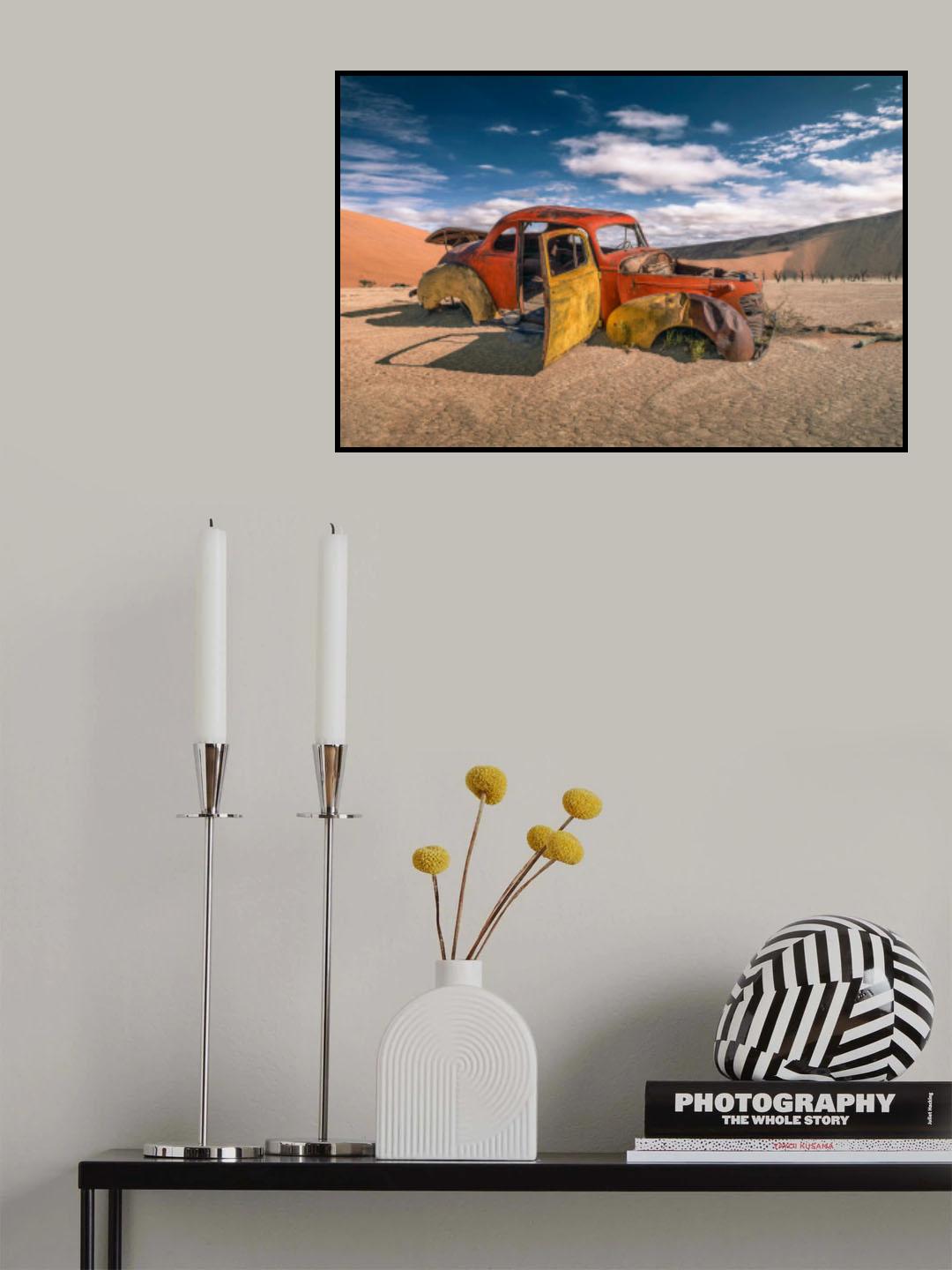 DesertCar Poster och Canvastavla