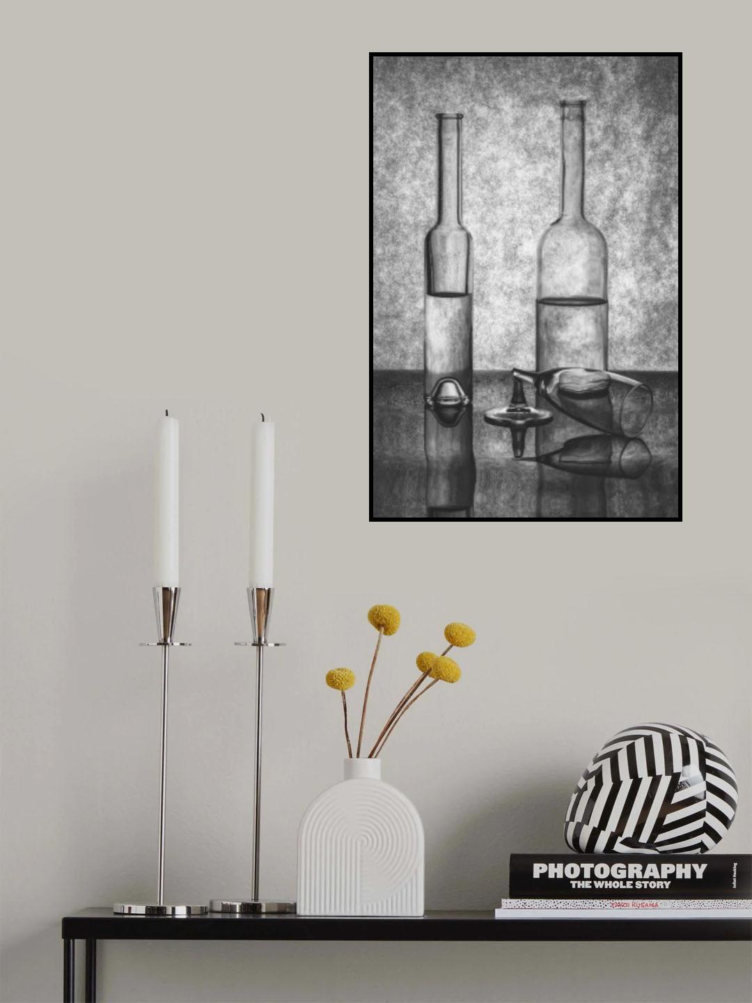 Etude with a broken glass Poster och Canvastavla
