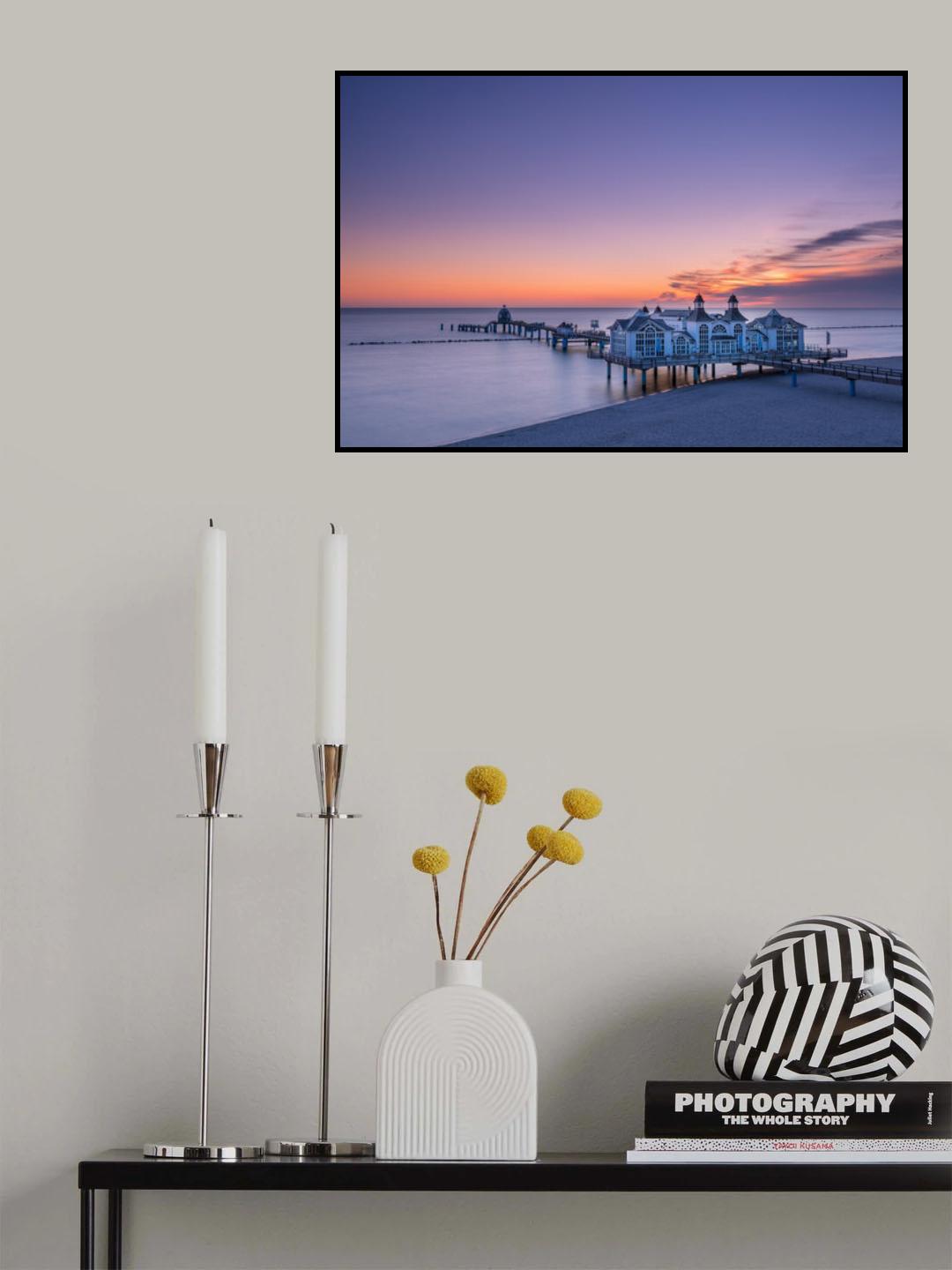sea bridge Sellin Poster och Canvastavla