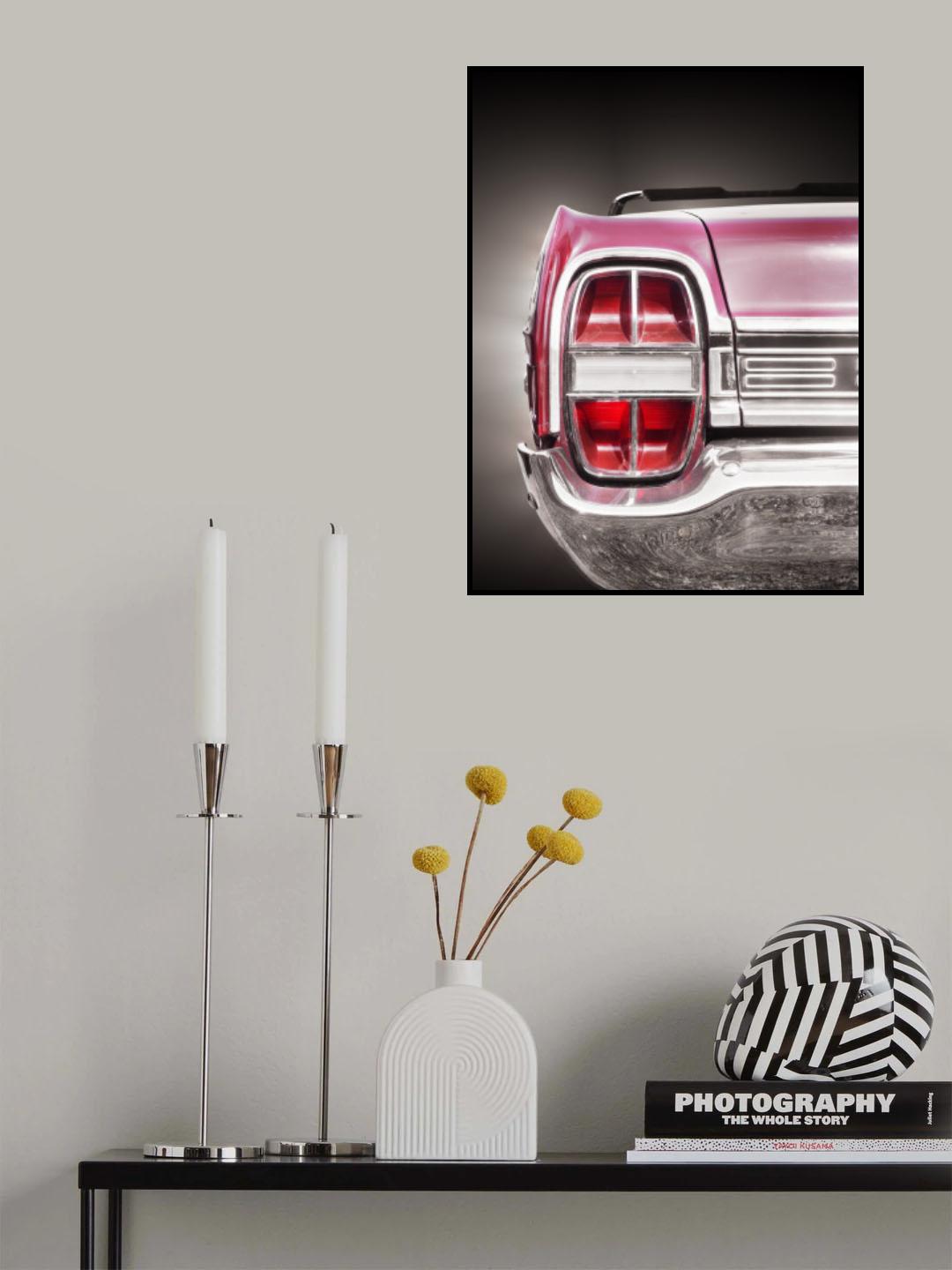 American classic car Galaxie 500 XL 1968 Convertible Poster och Canvastavla
