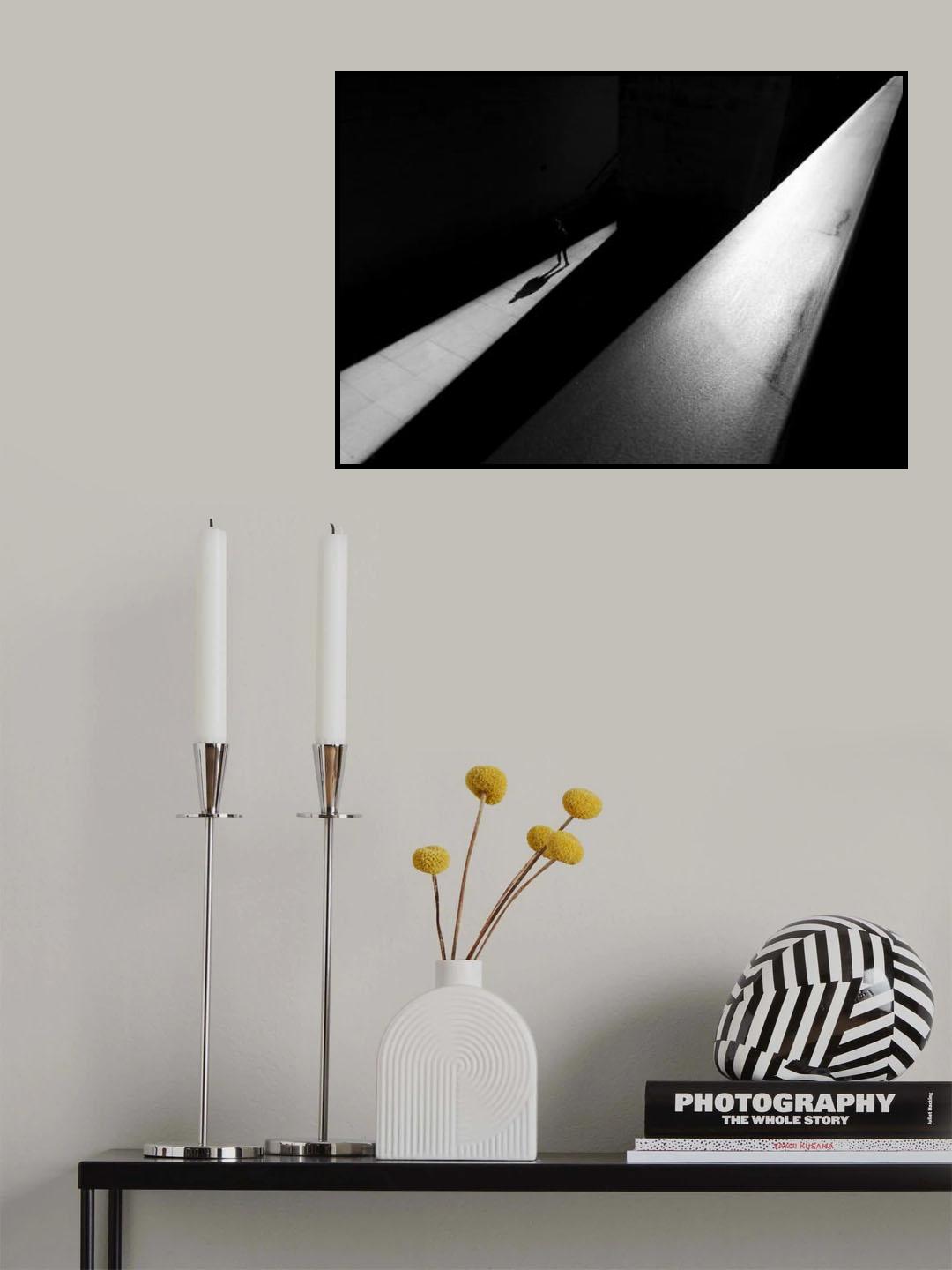 Diagonal and shadow Poster och Canvastavla