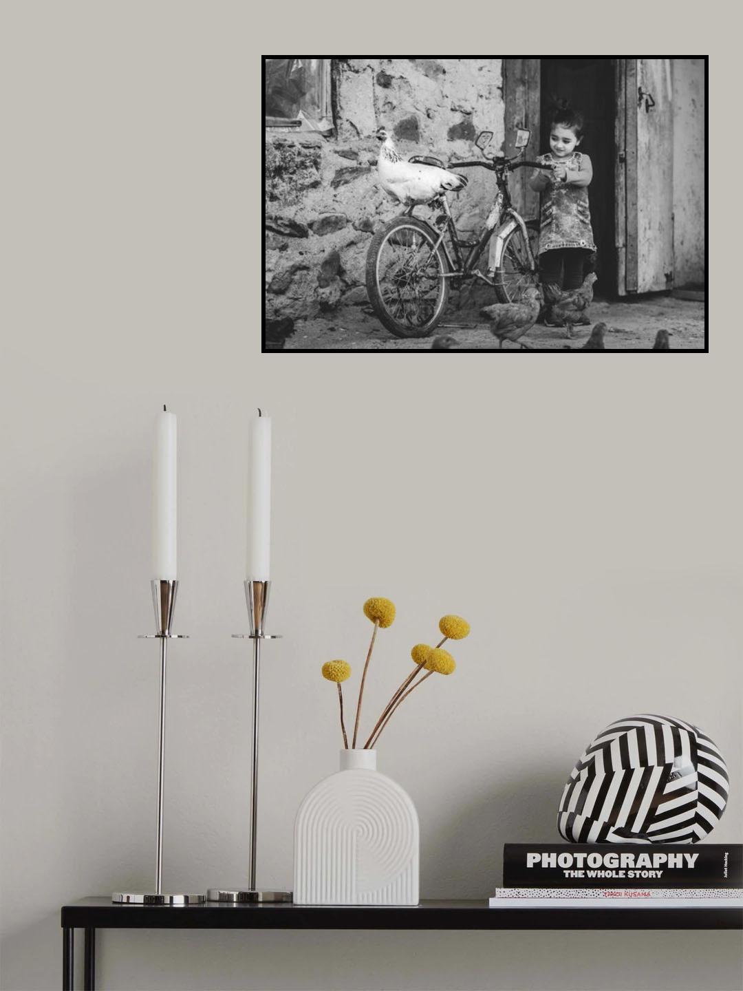 Countryside girl Poster och Canvastavla