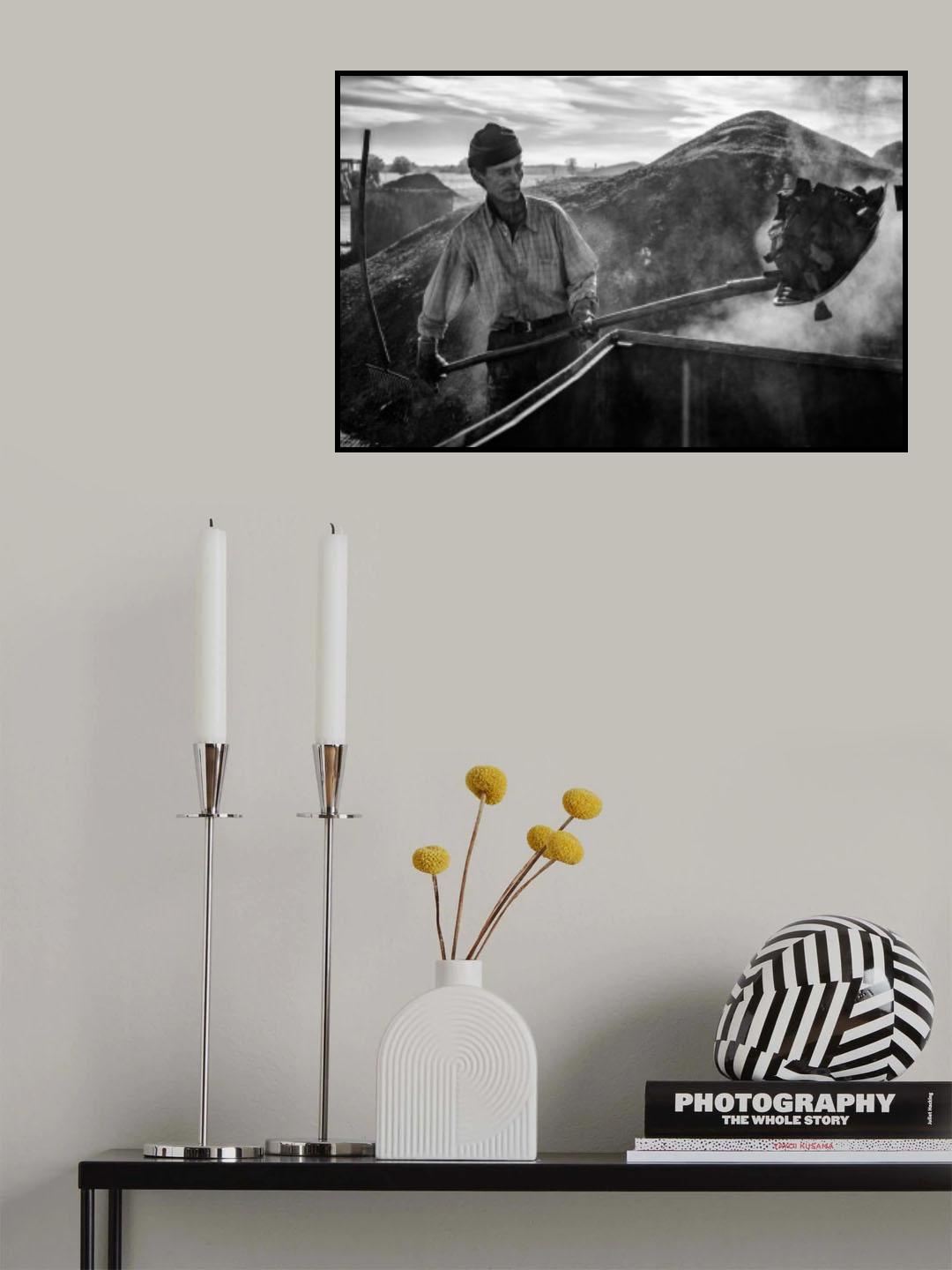 Charcoal Burner Poster och Canvastavla