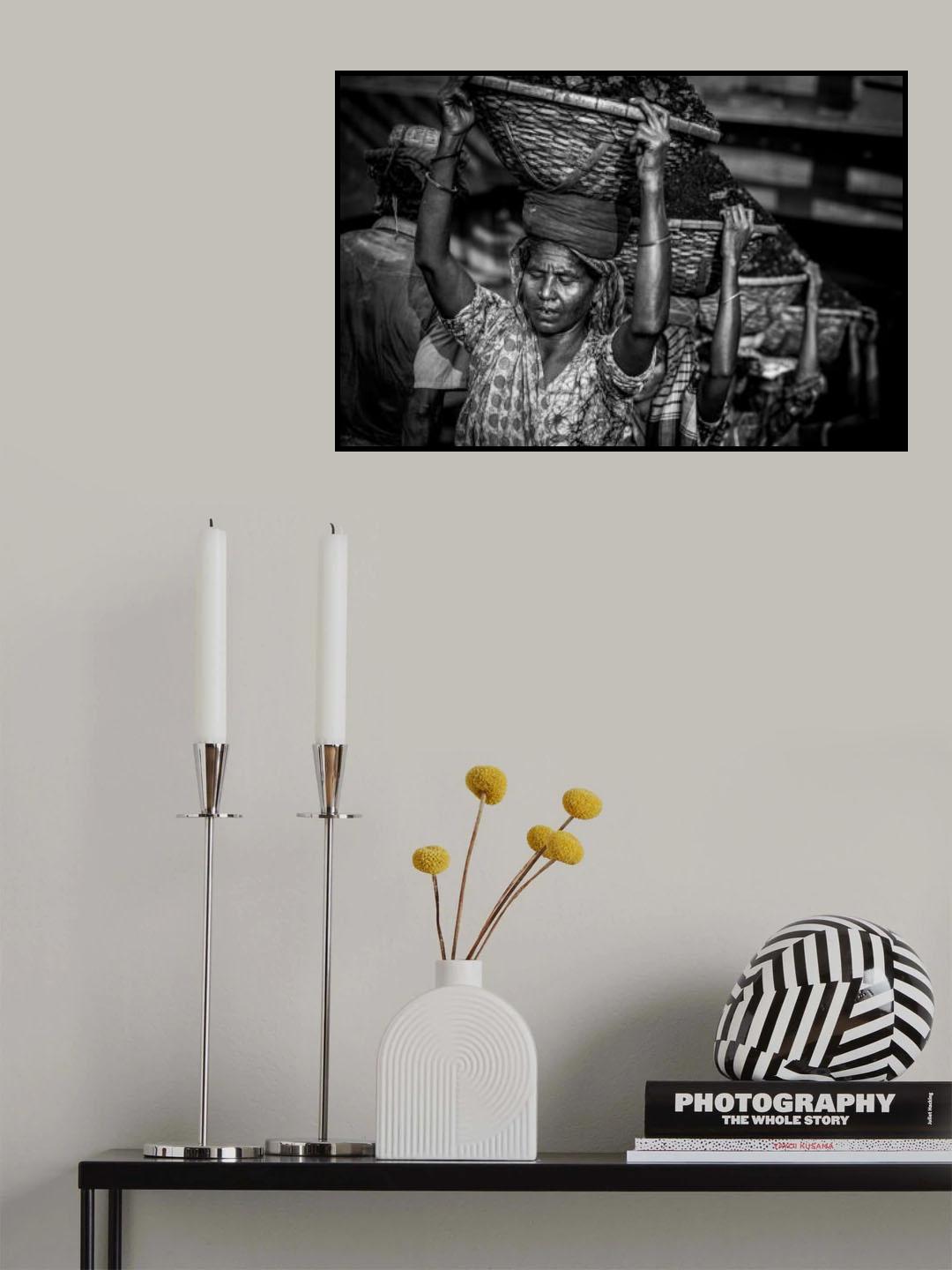 In a row Poster och Canvastavla