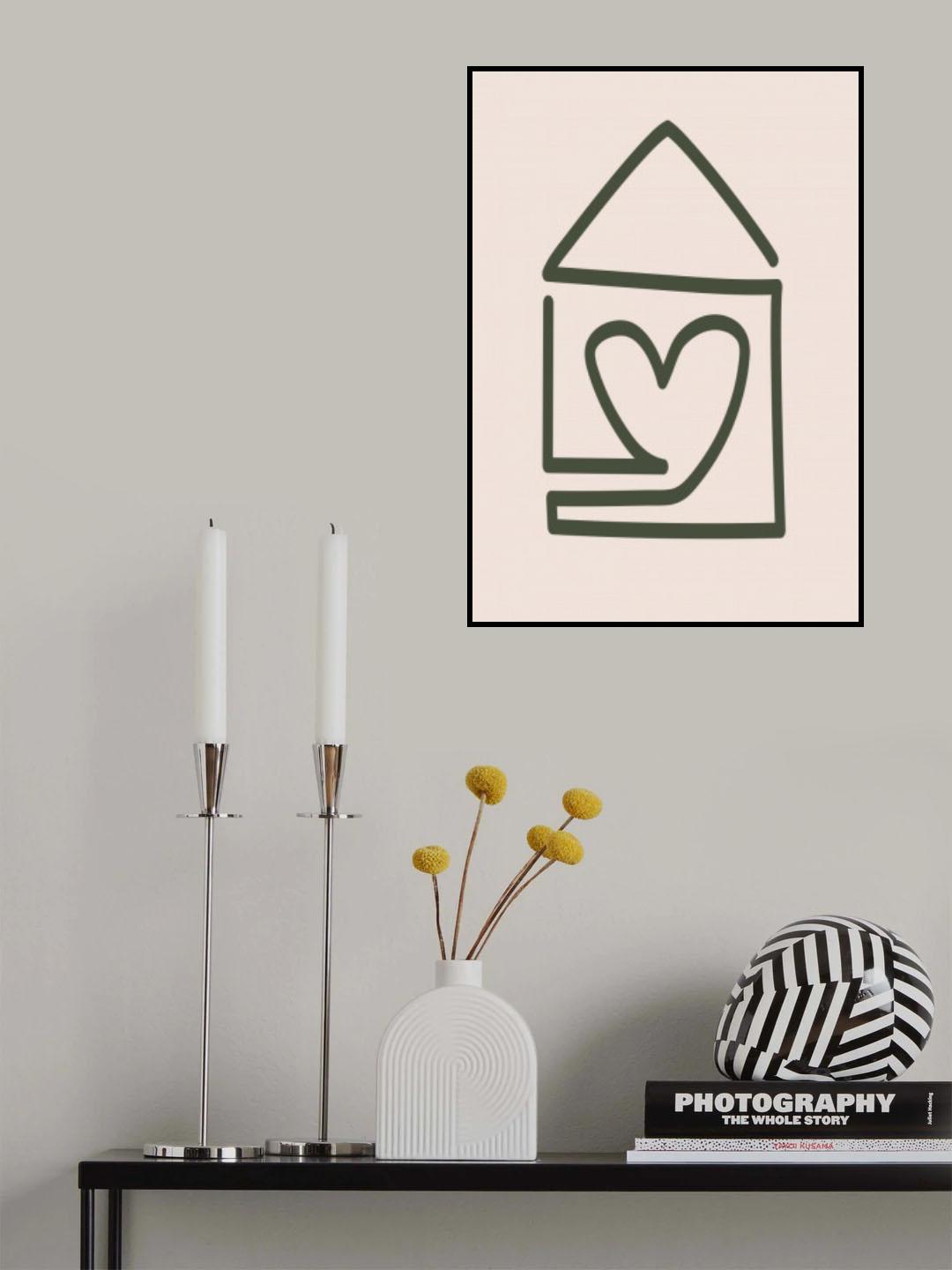 A Home Filled With Love Poster och Canvastavla