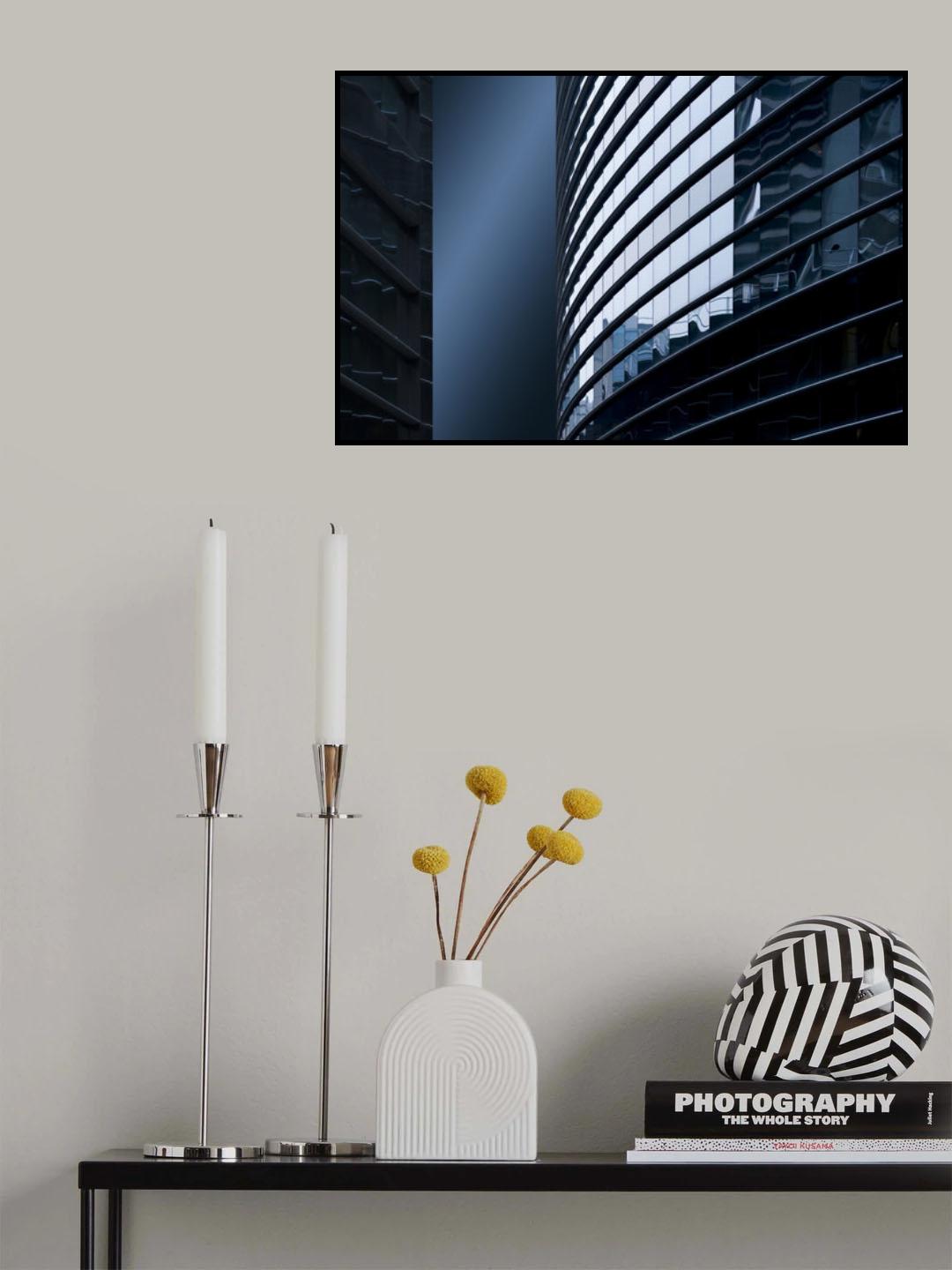 Curved lines Poster och Canvastavla