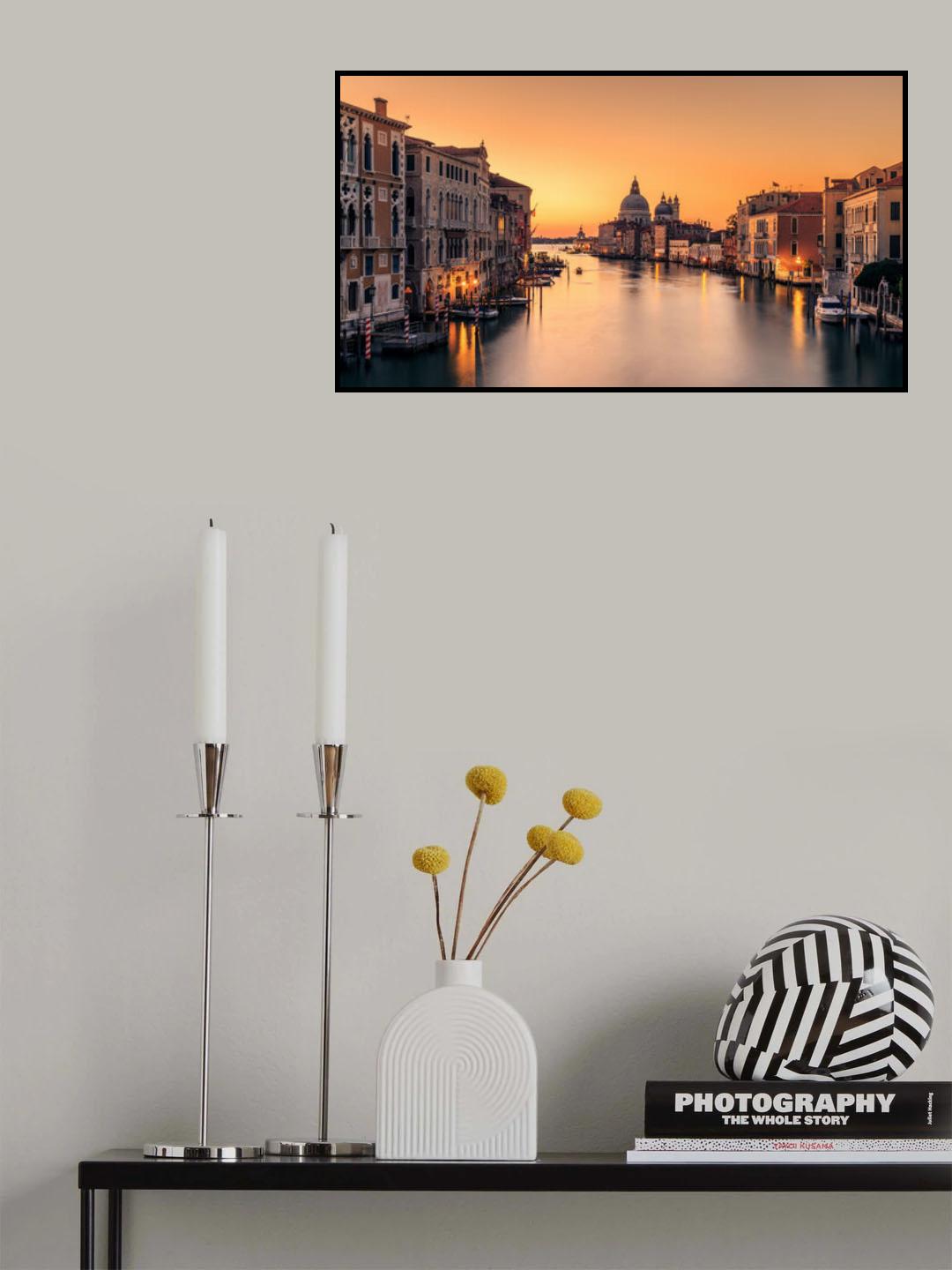 Dawn on Venice Poster och Canvastavla