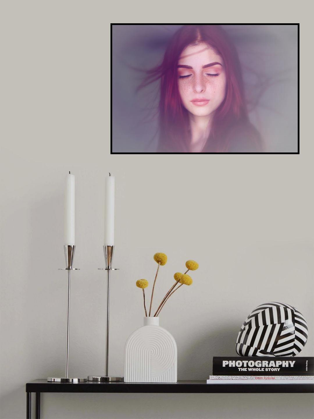Red flame Poster och Canvastavla