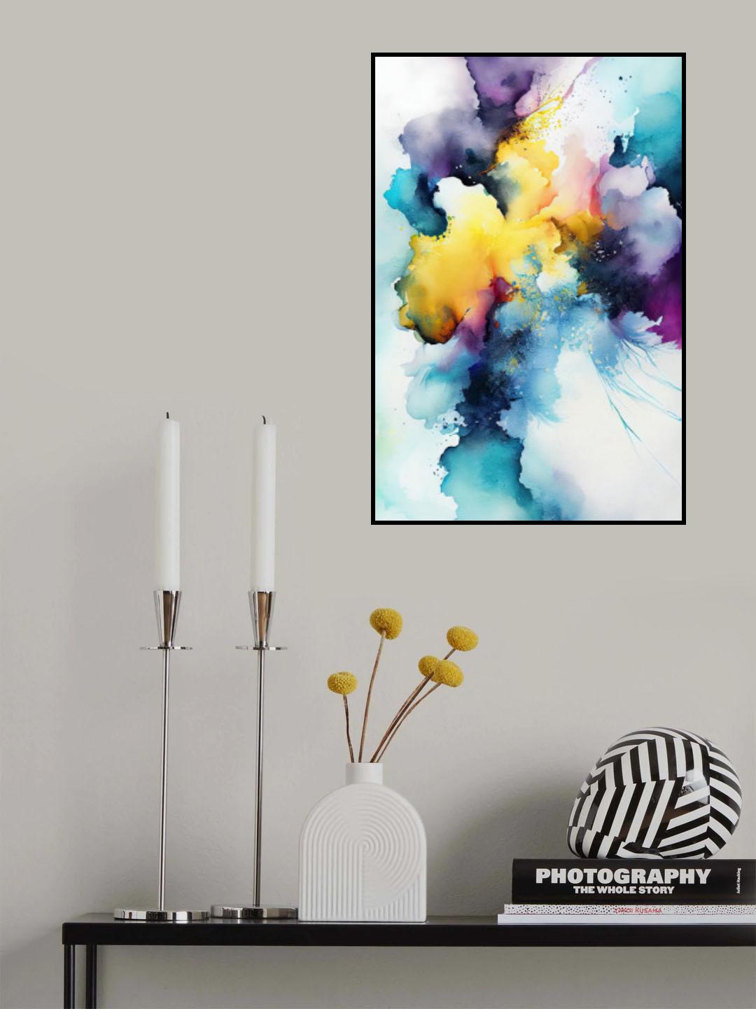 Iced Lake Poster och Canvastavla