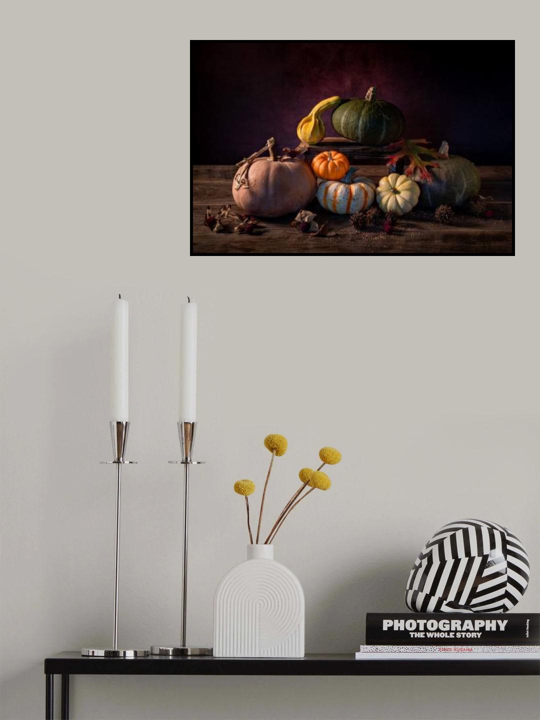 Pumpkin Music-1 Poster och Canvastavla