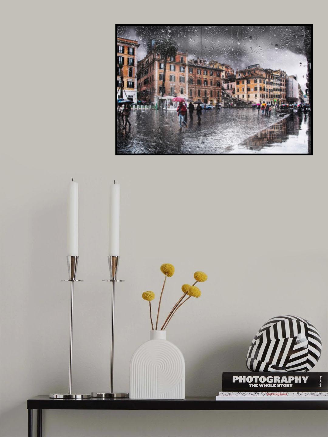 Piazza di Spagna-Rome- Poster och Canvastavla