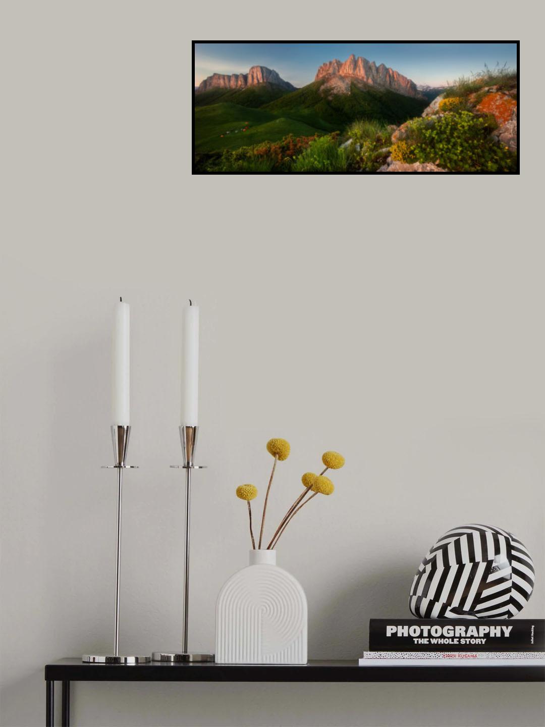 In summer in the mountains Poster och Canvastavla