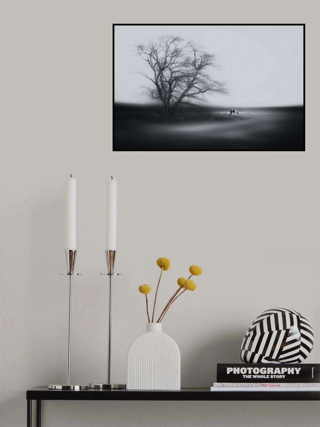 Wind-Tree-Horse Poster och Canvastavla