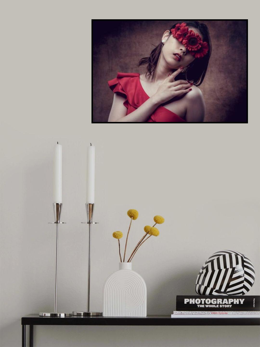 Red Dress Poster och Canvastavla