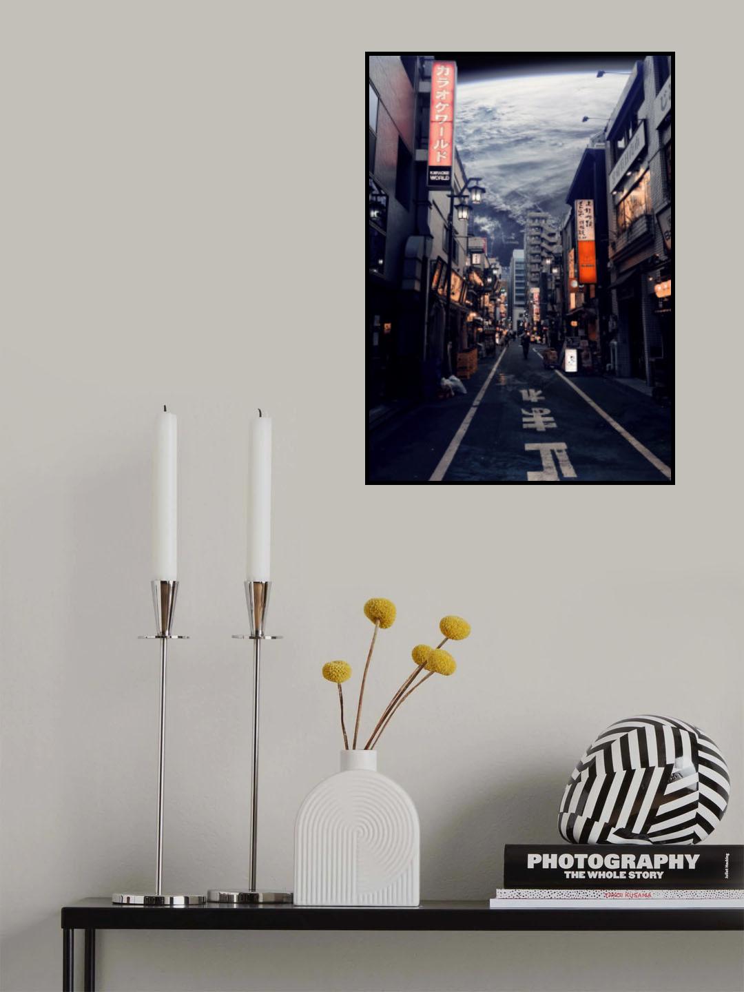 Street Japan Space Poster och Canvastavla