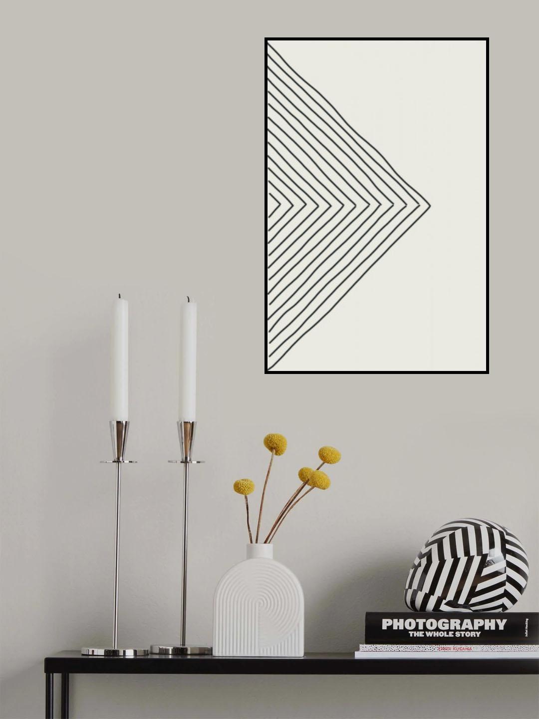 Imperfect Lines #4 Poster och Canvastavla
