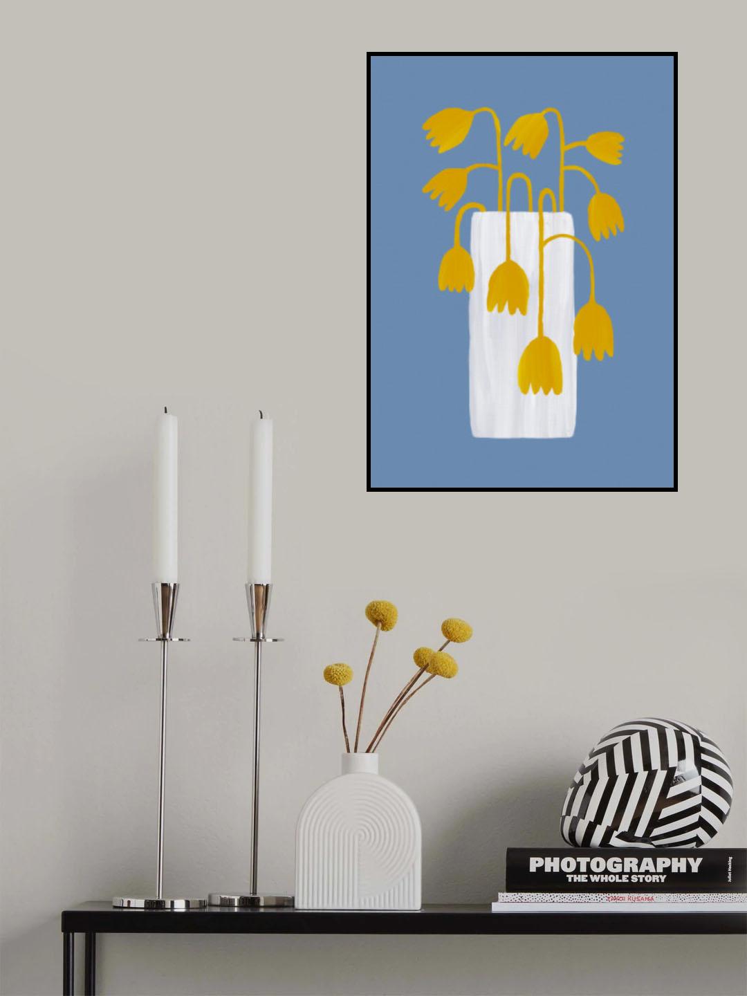 Retro Vase Poster och Canvastavla