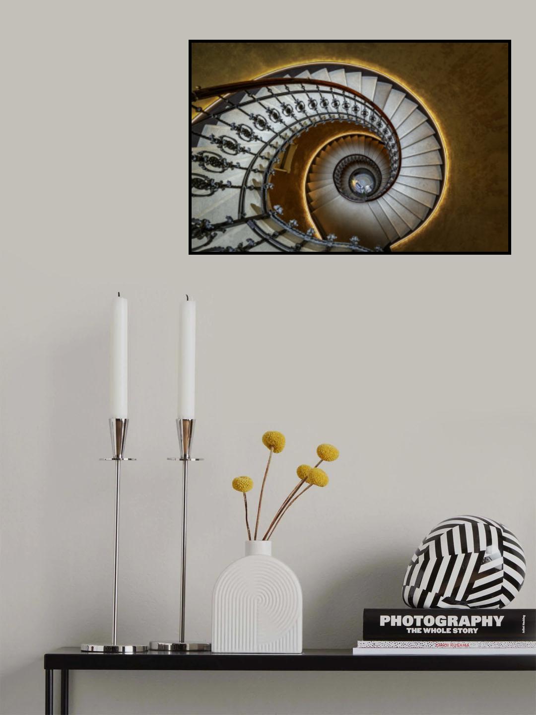Spiral Poster och Canvastavla
