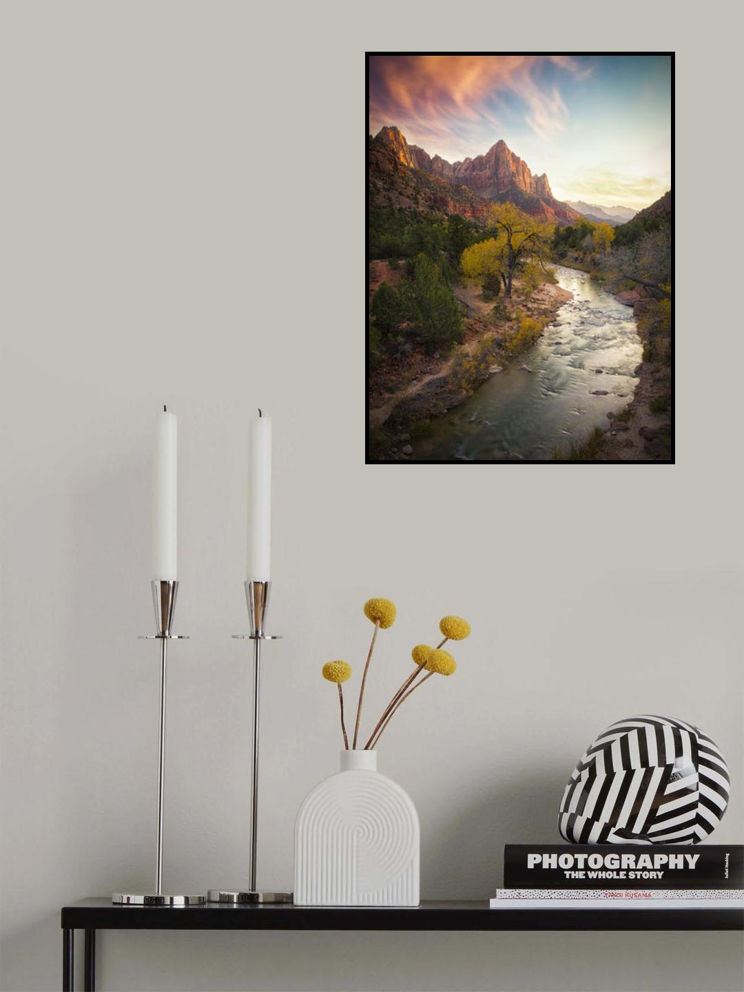 Zion National Park Poster och Canvastavla