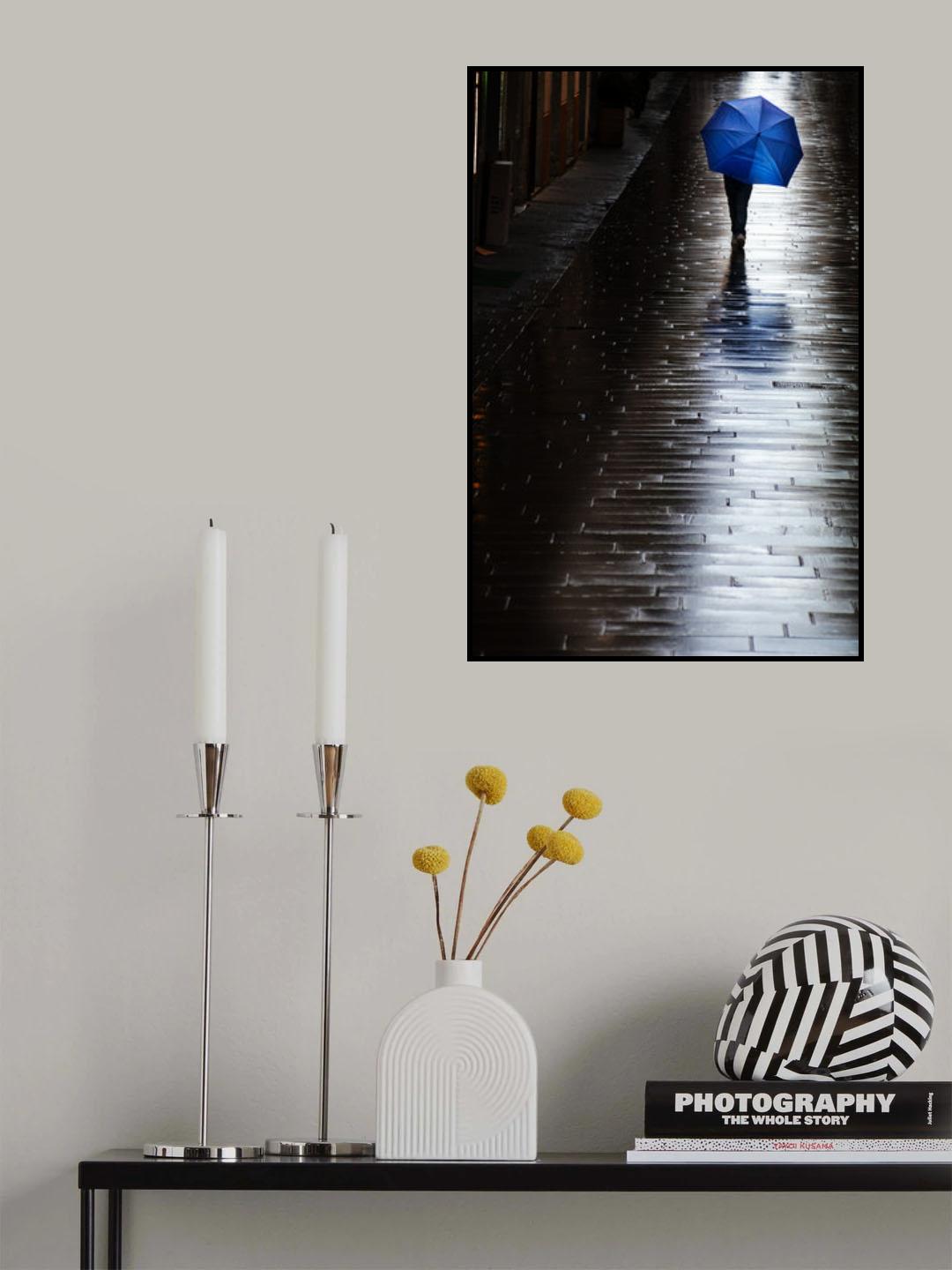 In blu Poster och Canvastavla