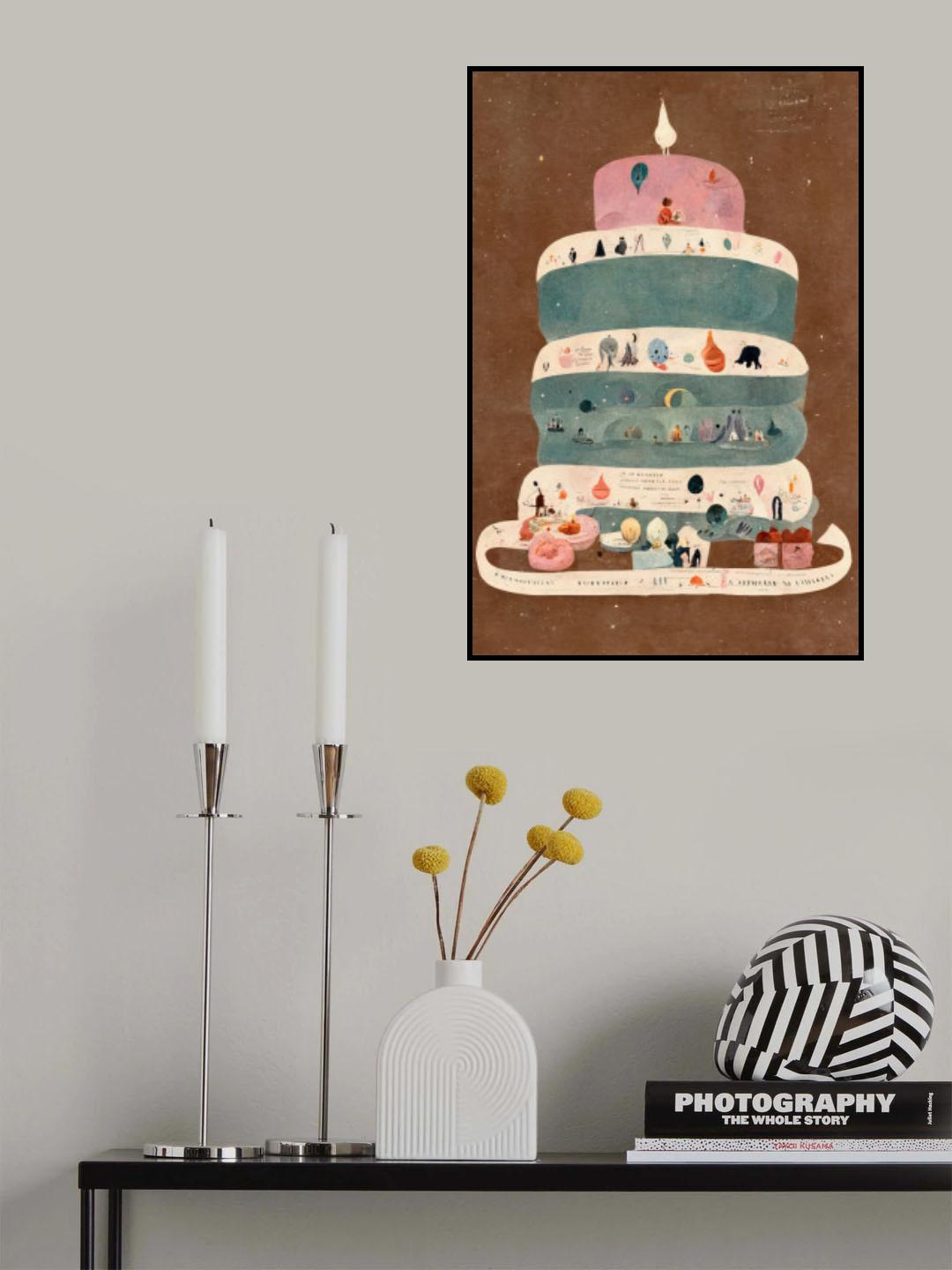 My First Birthday Poster och Canvastavla