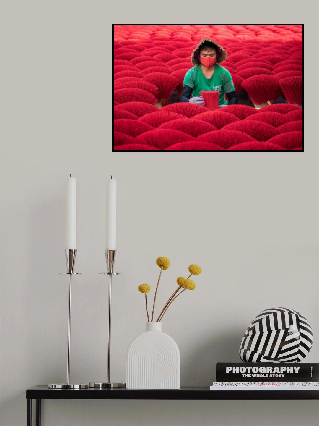 Collects incense bundles Poster och Canvastavla
