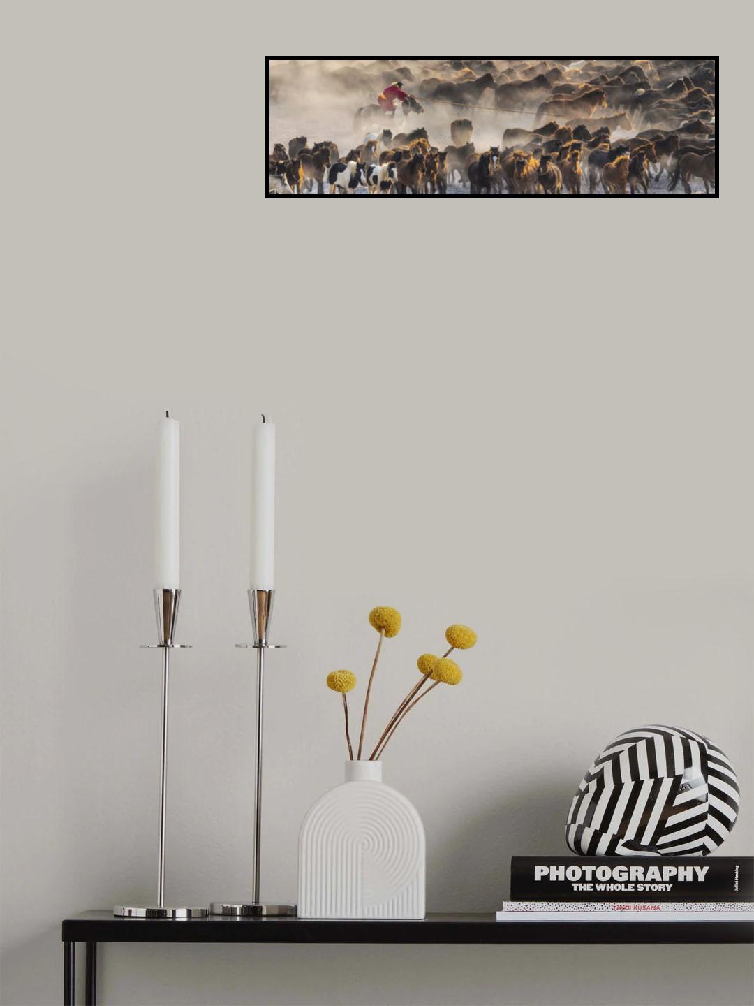 Horseman Poster och Canvastavla