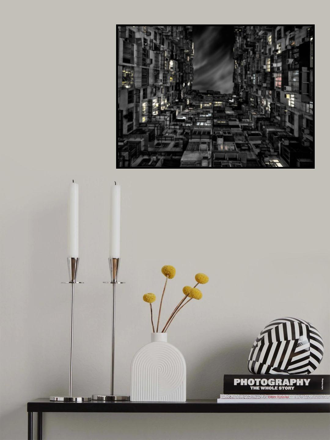 Monster Building. Poster och Canvastavla