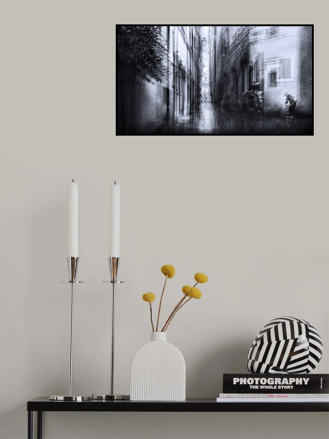Stop at the Roman fountain Poster och Canvastavla