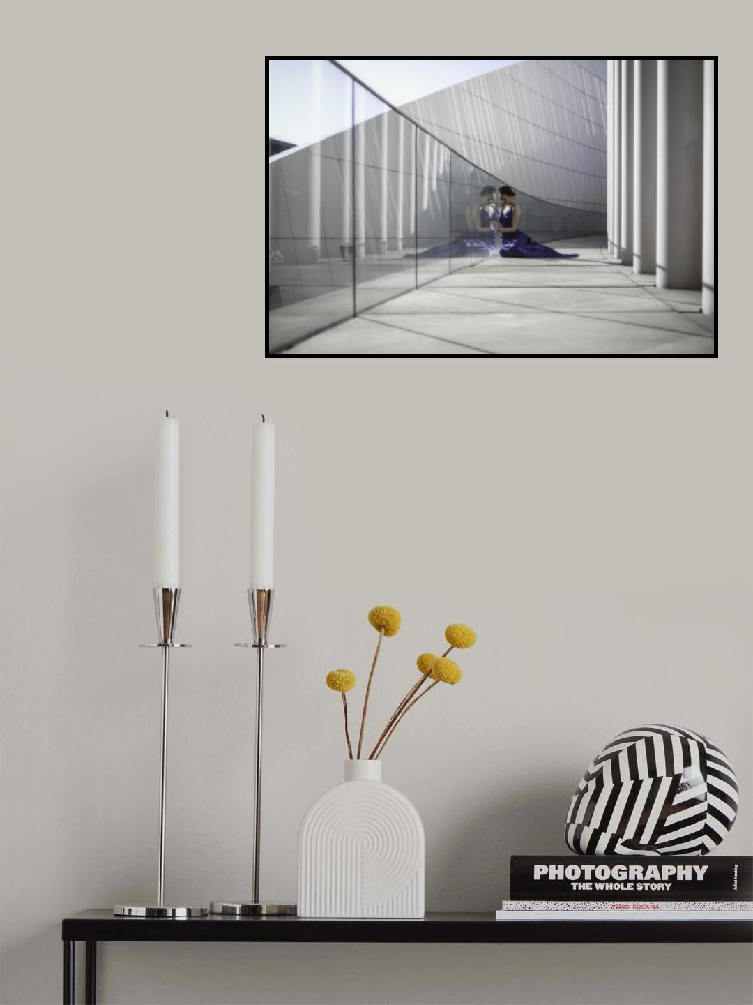 Blue dress Poster och Canvastavla