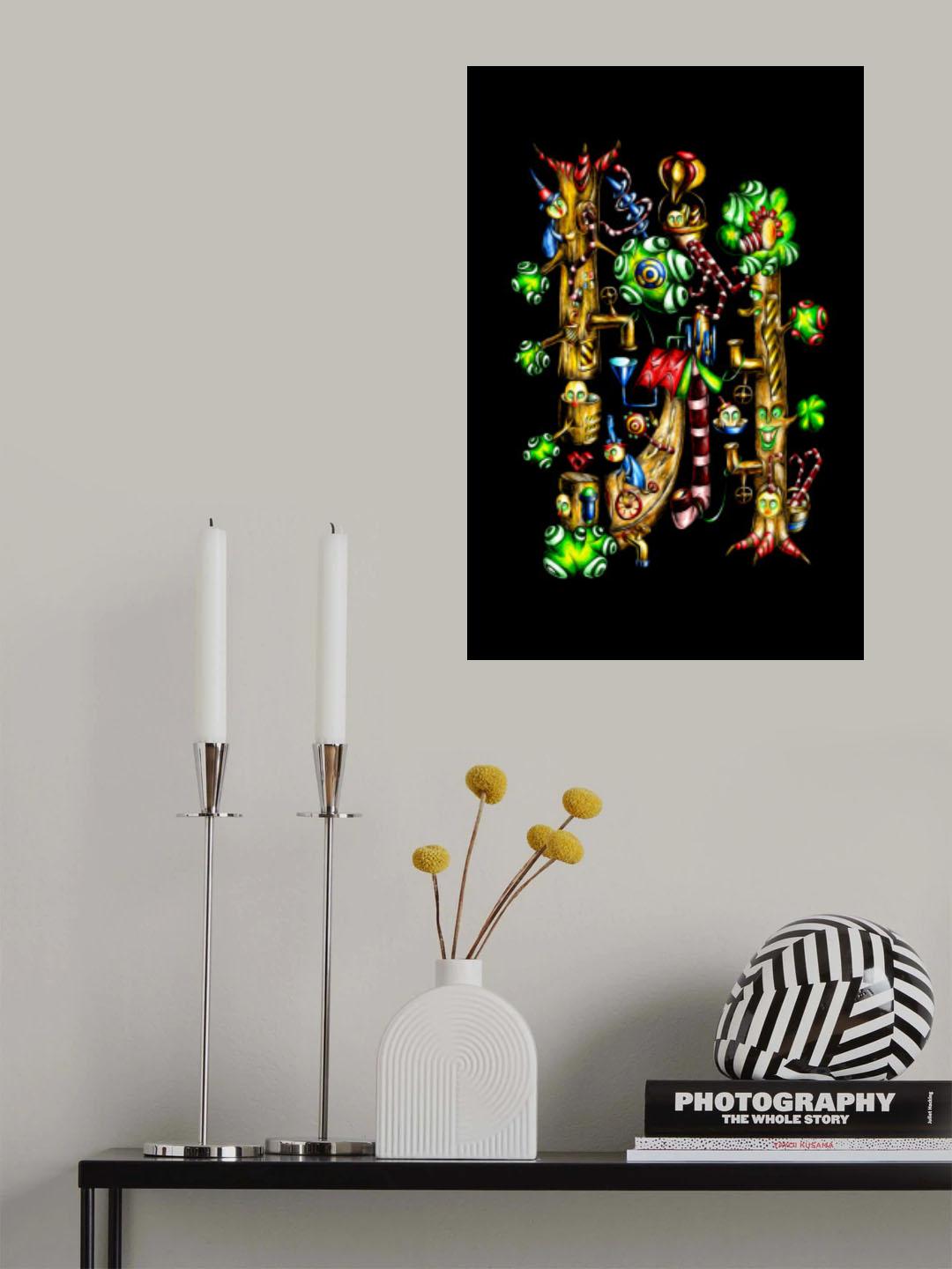 Sleepless Nights No. 4 - the forest Poster och Canvastavla