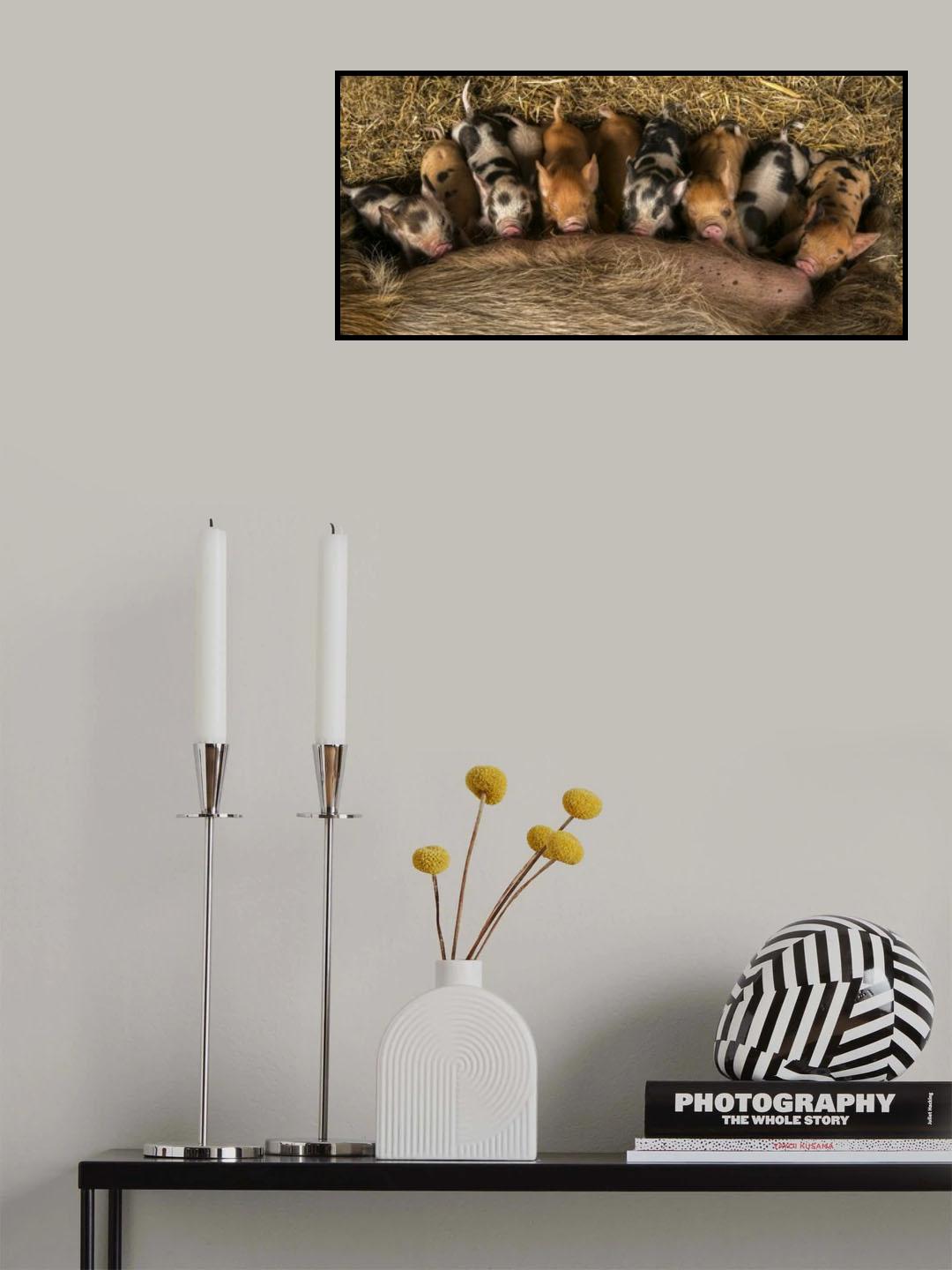 An outdoor lunch Poster och Canvastavla