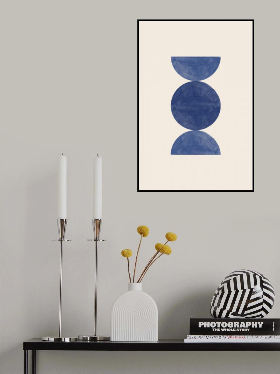 Modern Geometric Art Poster och Canvastavla