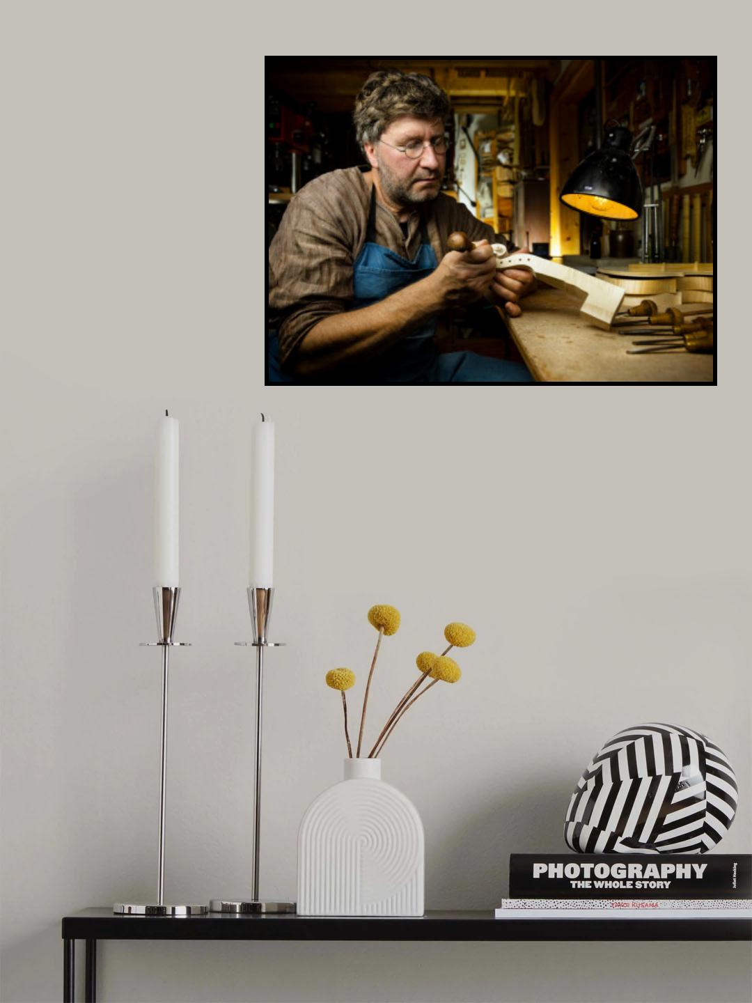 the master at work Poster och Canvastavla