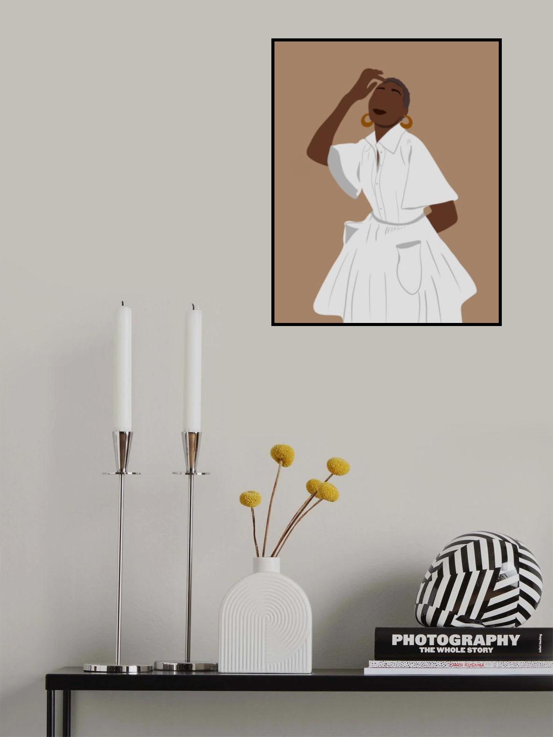 Happy Girl Poster och Canvastavla