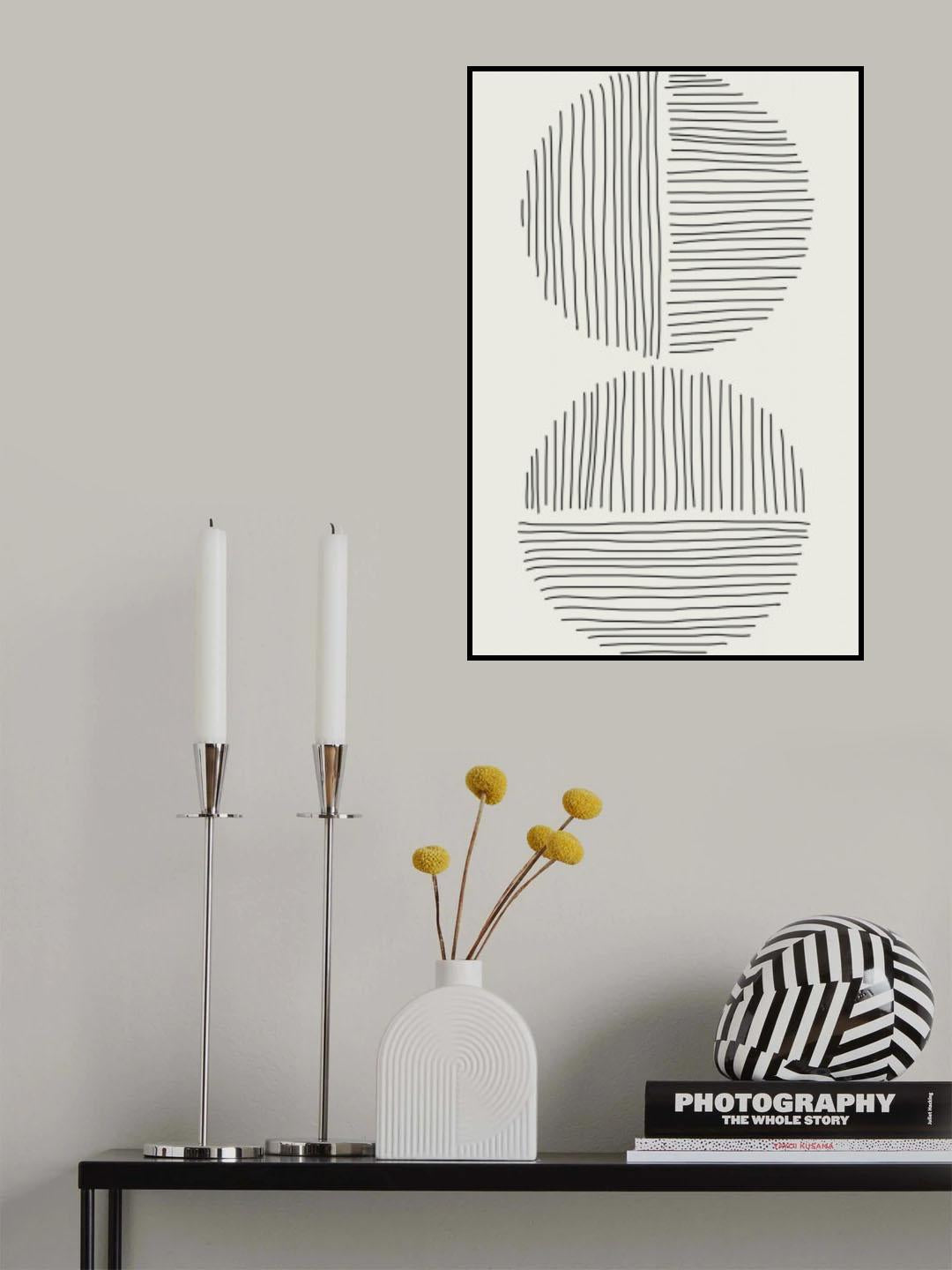 Minimal Circle Series #3 Poster och Canvastavla